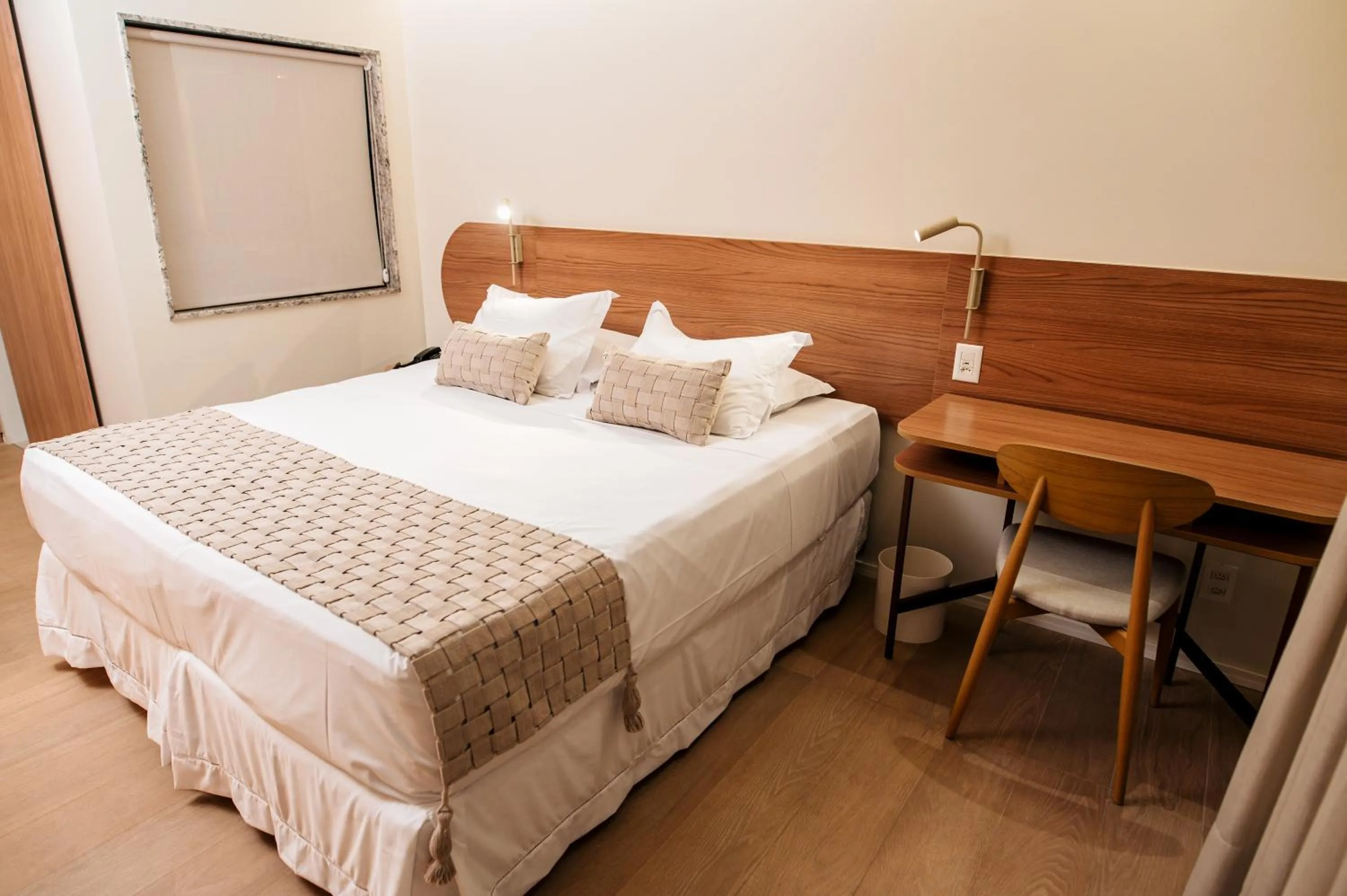 Bed in Hotel Sonata de Iracema