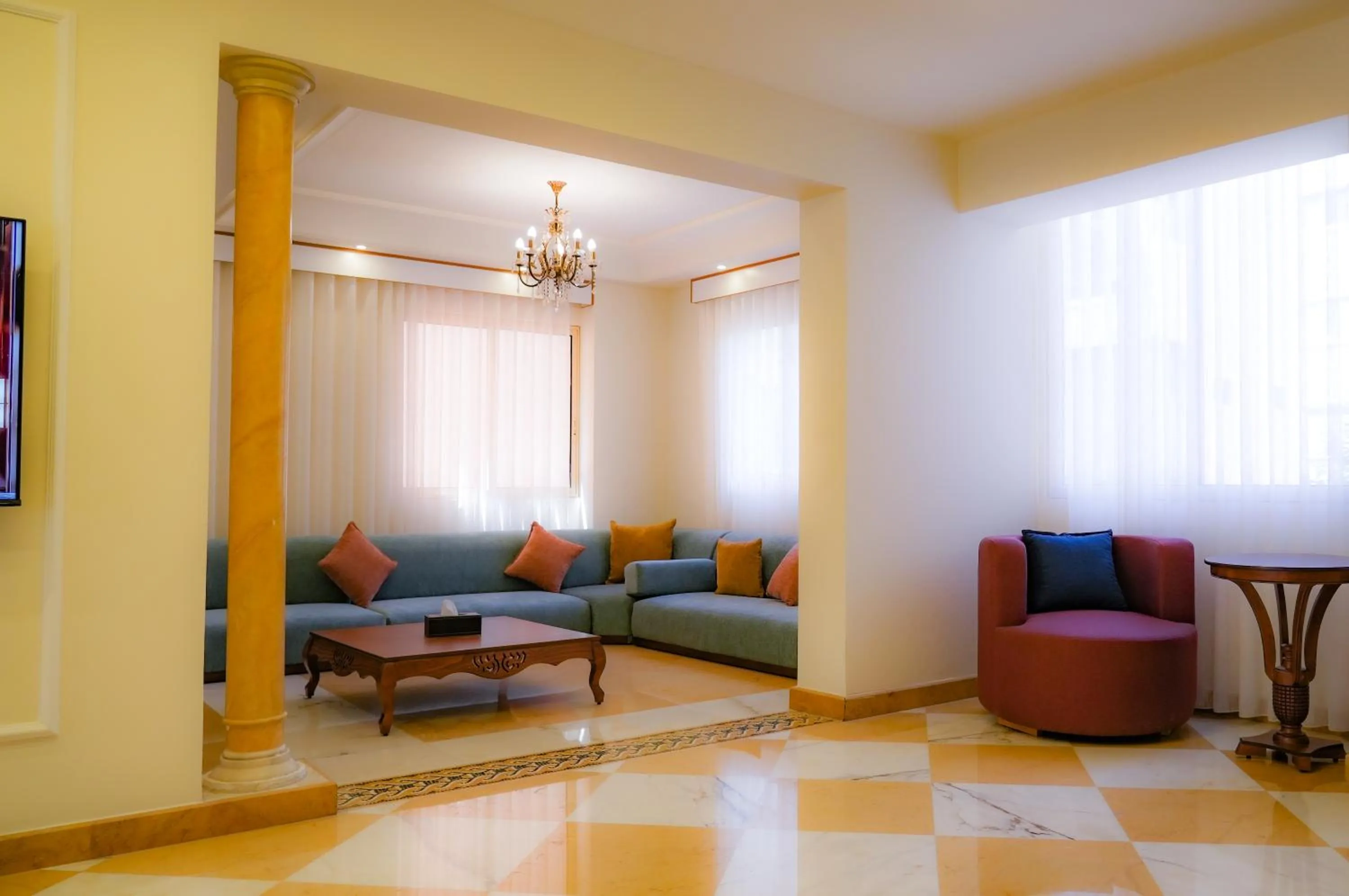 Lobby or reception in Manara Riva Suites