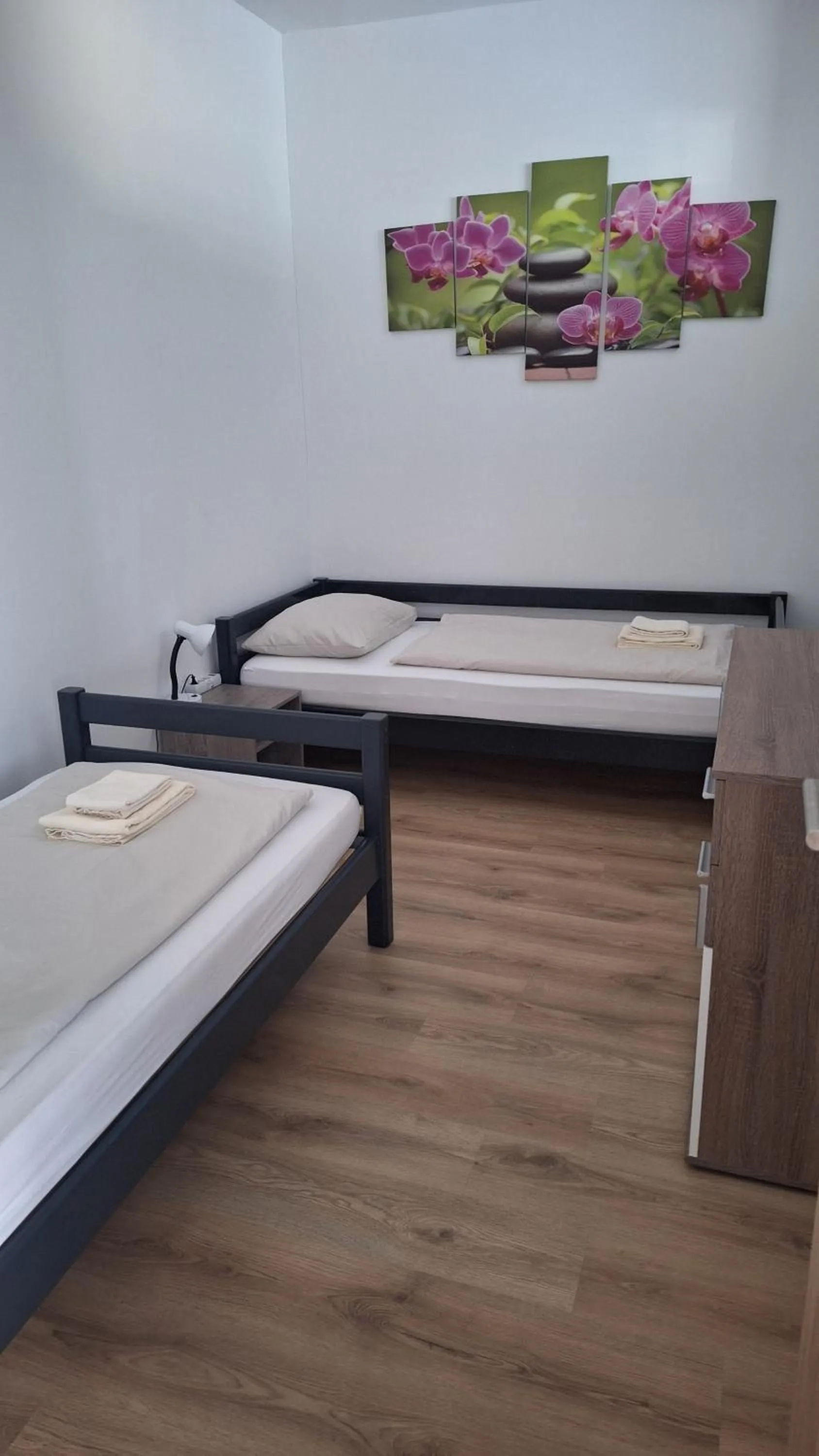 Bed in Pension Haus Nova