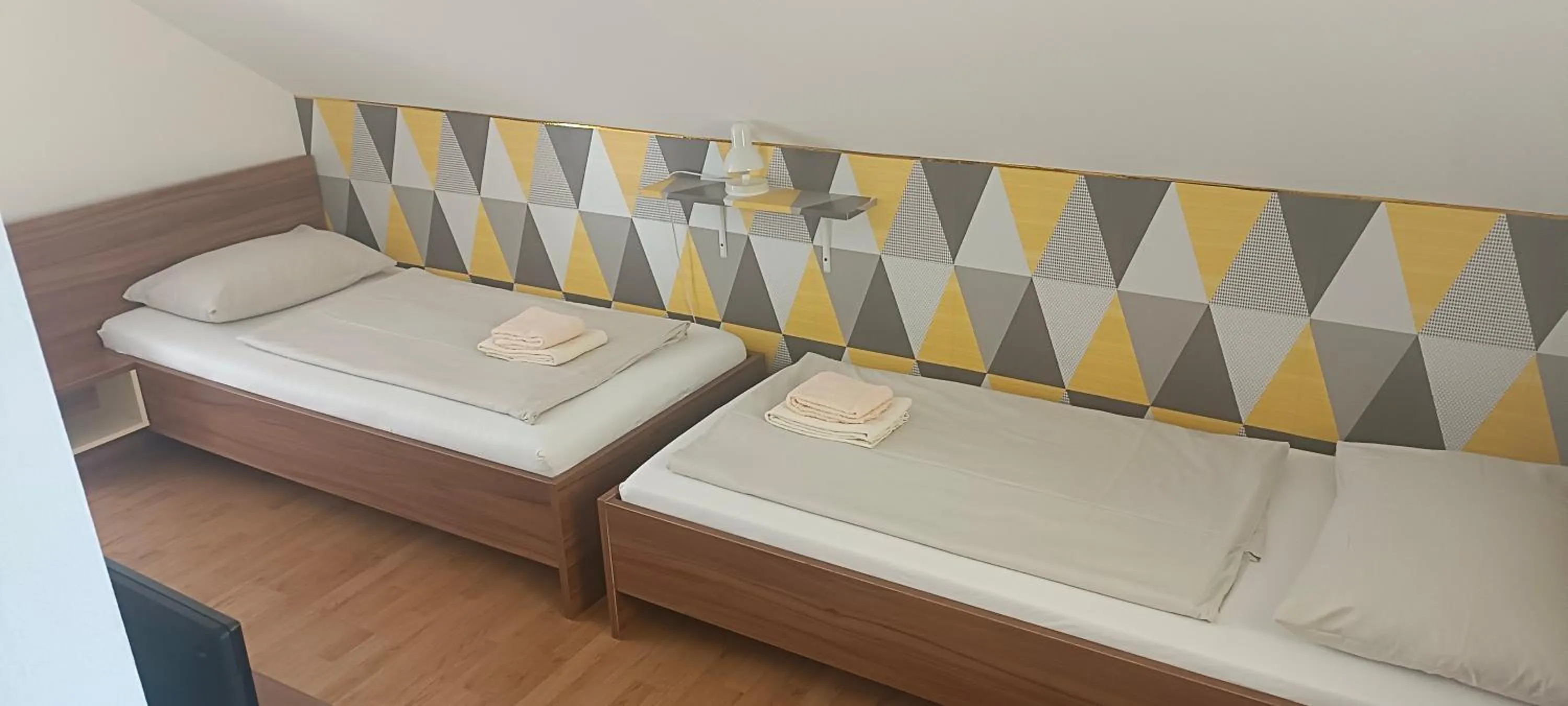 Bed in Pension Haus Nova