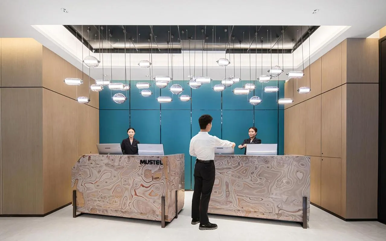 Lobby or reception in The Mustel Hotel Chongqing Hongyadong