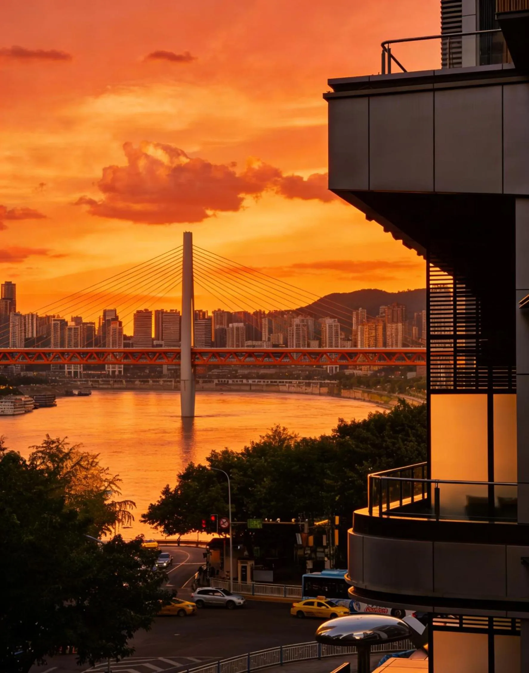 River view in The Mustel Hotel Chongqing Hongyadong