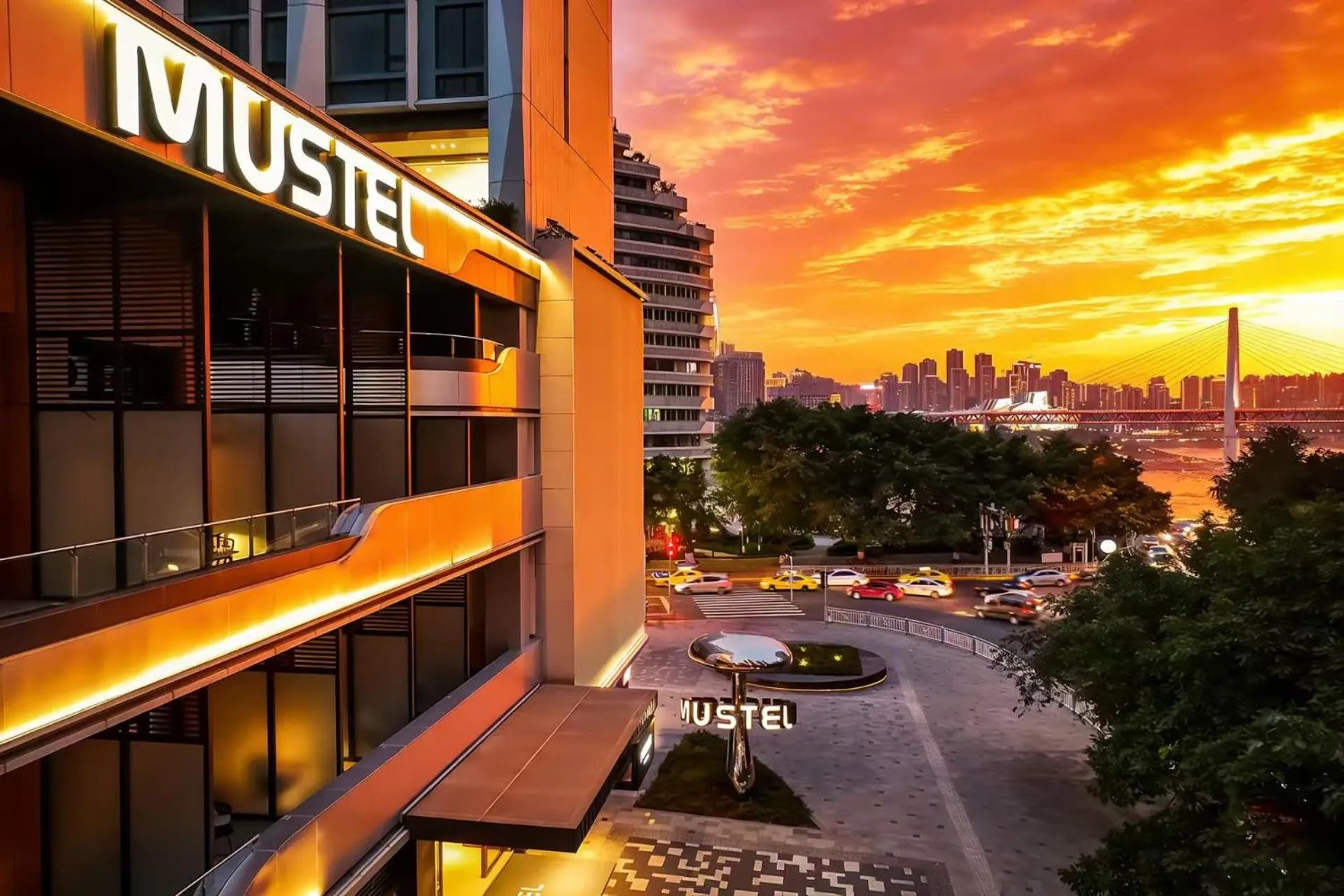 Property building in The Mustel Hotel Chongqing Hongyadong