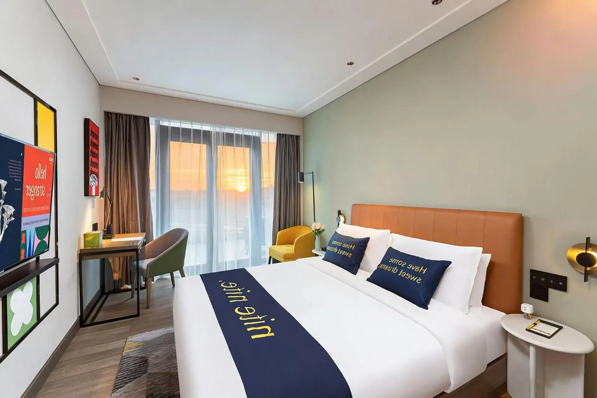 Photo of the whole room, Bed in The Mustel Hotel Chongqing Hongyadong