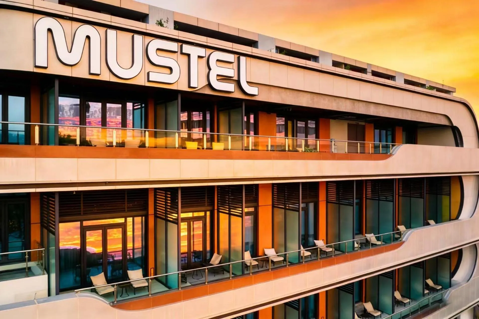 Text overlay in The Mustel Hotel Chongqing Hongyadong