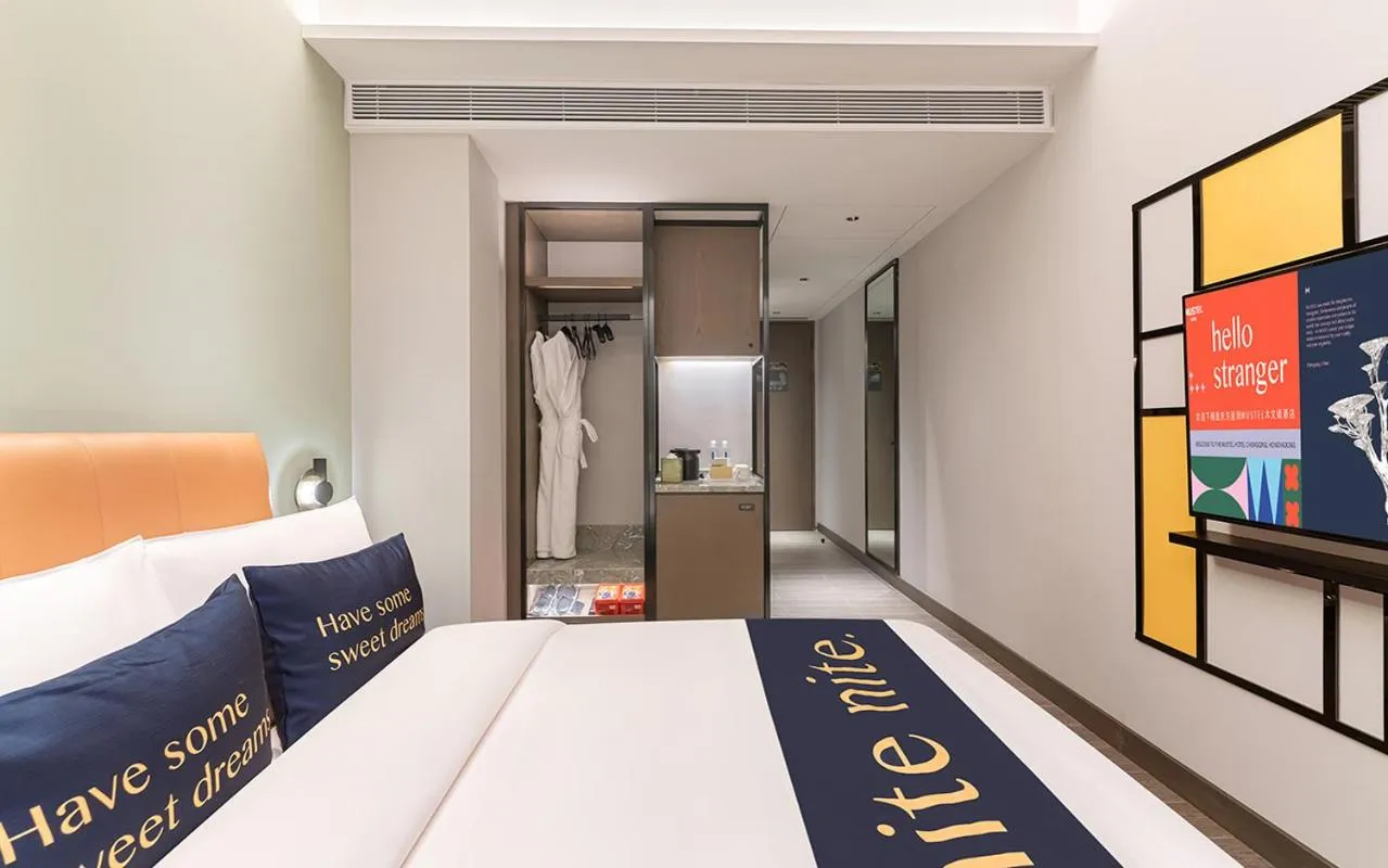 Bedroom in The Mustel Hotel Chongqing Hongyadong
