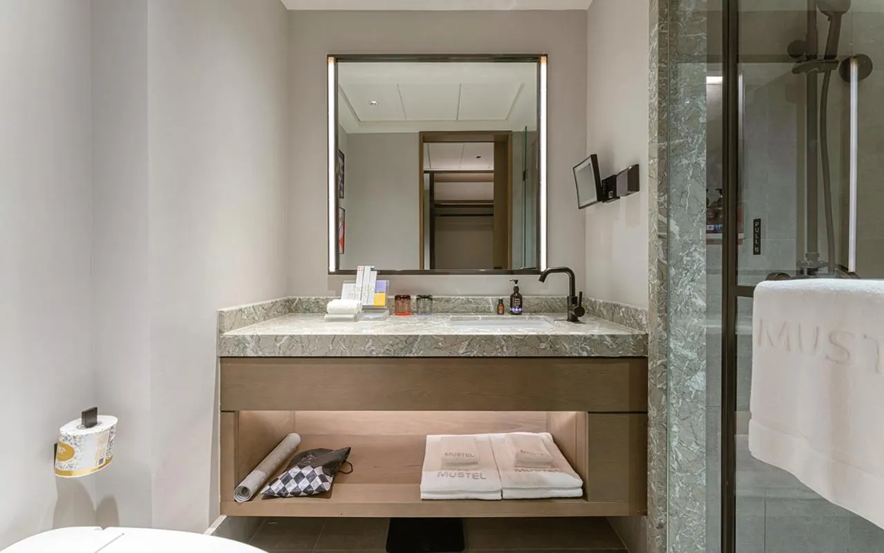 Bathroom in The Mustel Hotel Chongqing Hongyadong