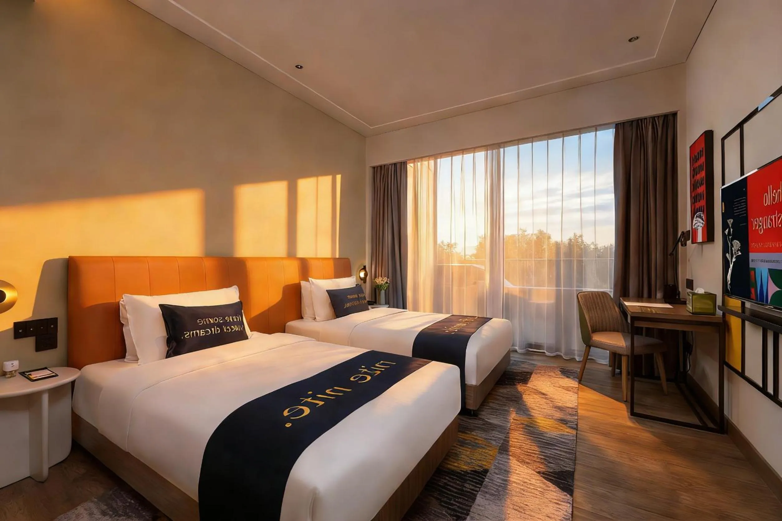 Photo of the whole room, Bed in The Mustel Hotel Chongqing Hongyadong