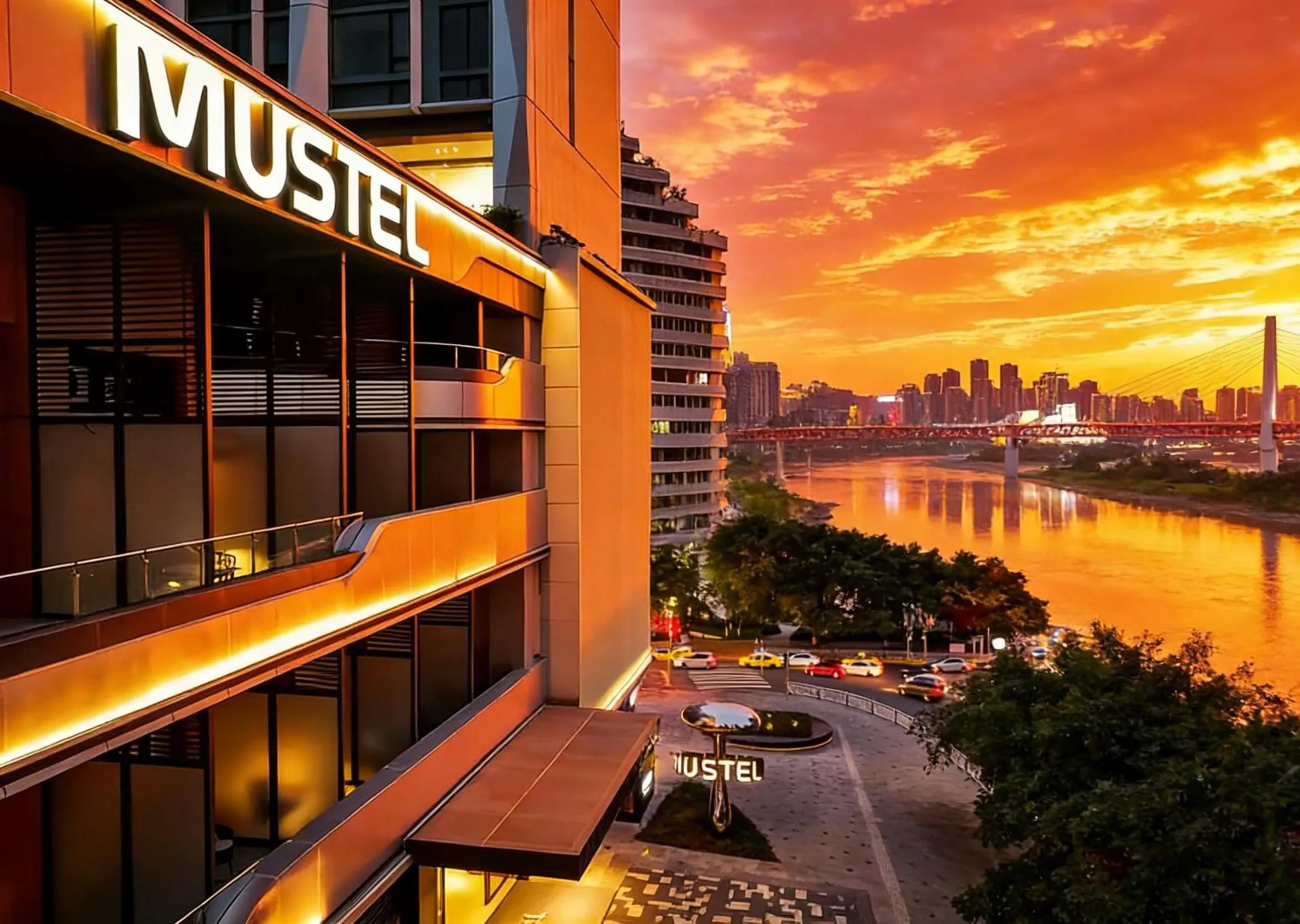 Property building in The Mustel Hotel Chongqing Hongyadong