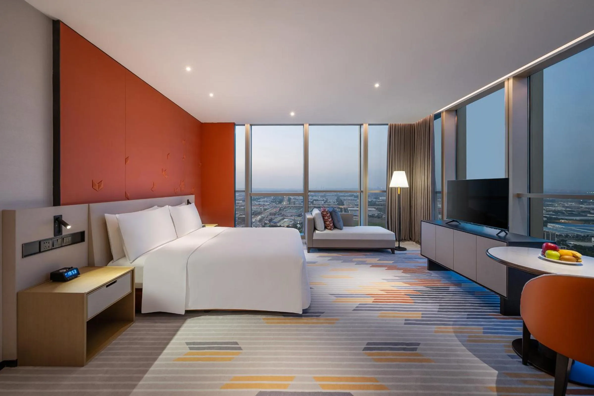 Bedroom in The Qube Hotel Shanghai Qingpu