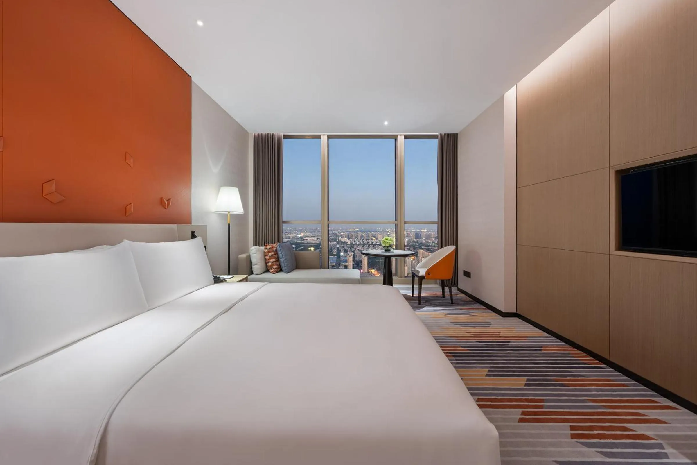 Bedroom in The Qube Hotel Shanghai Qingpu