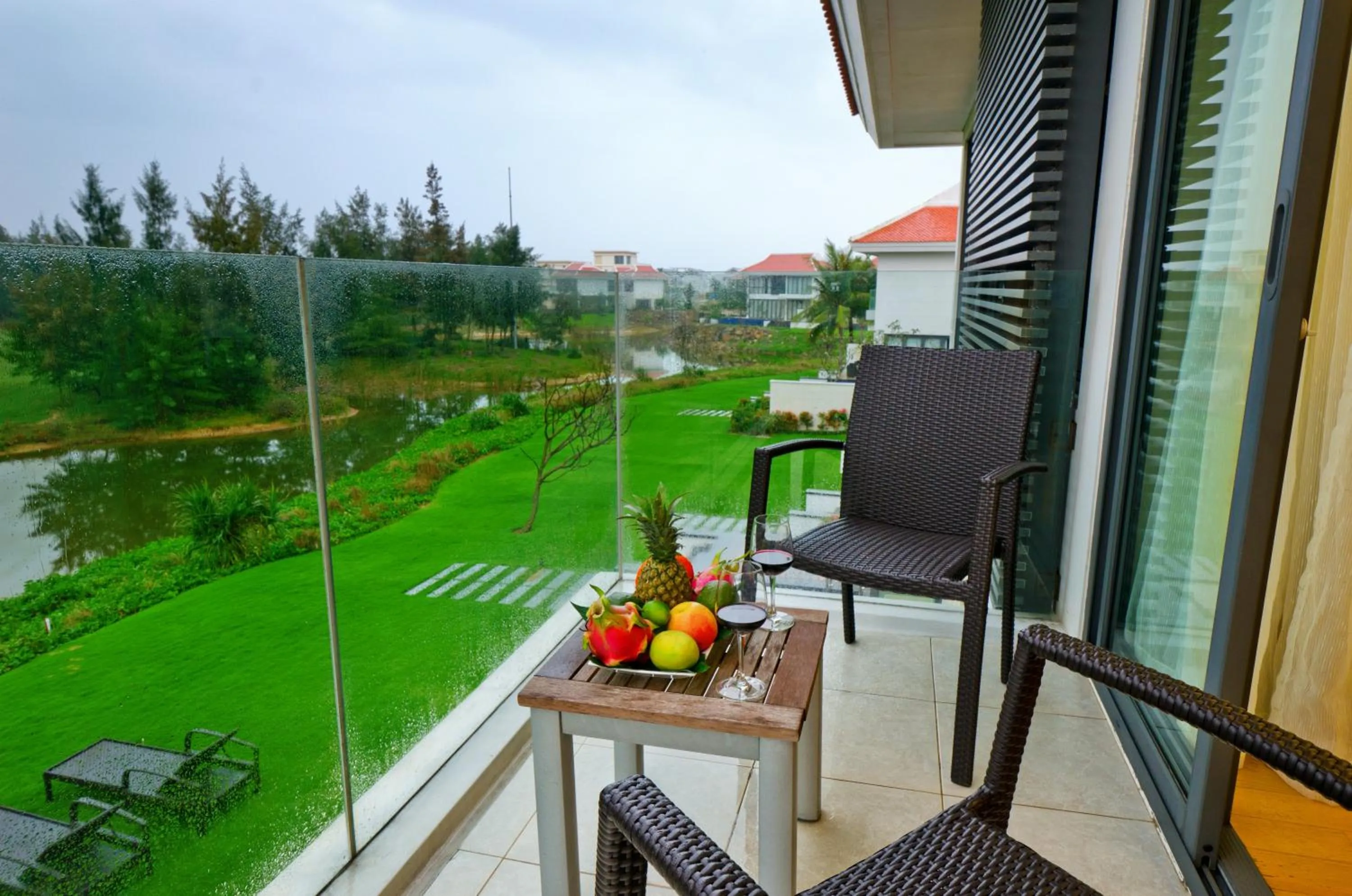 Patio in The Ocean Resort Danang