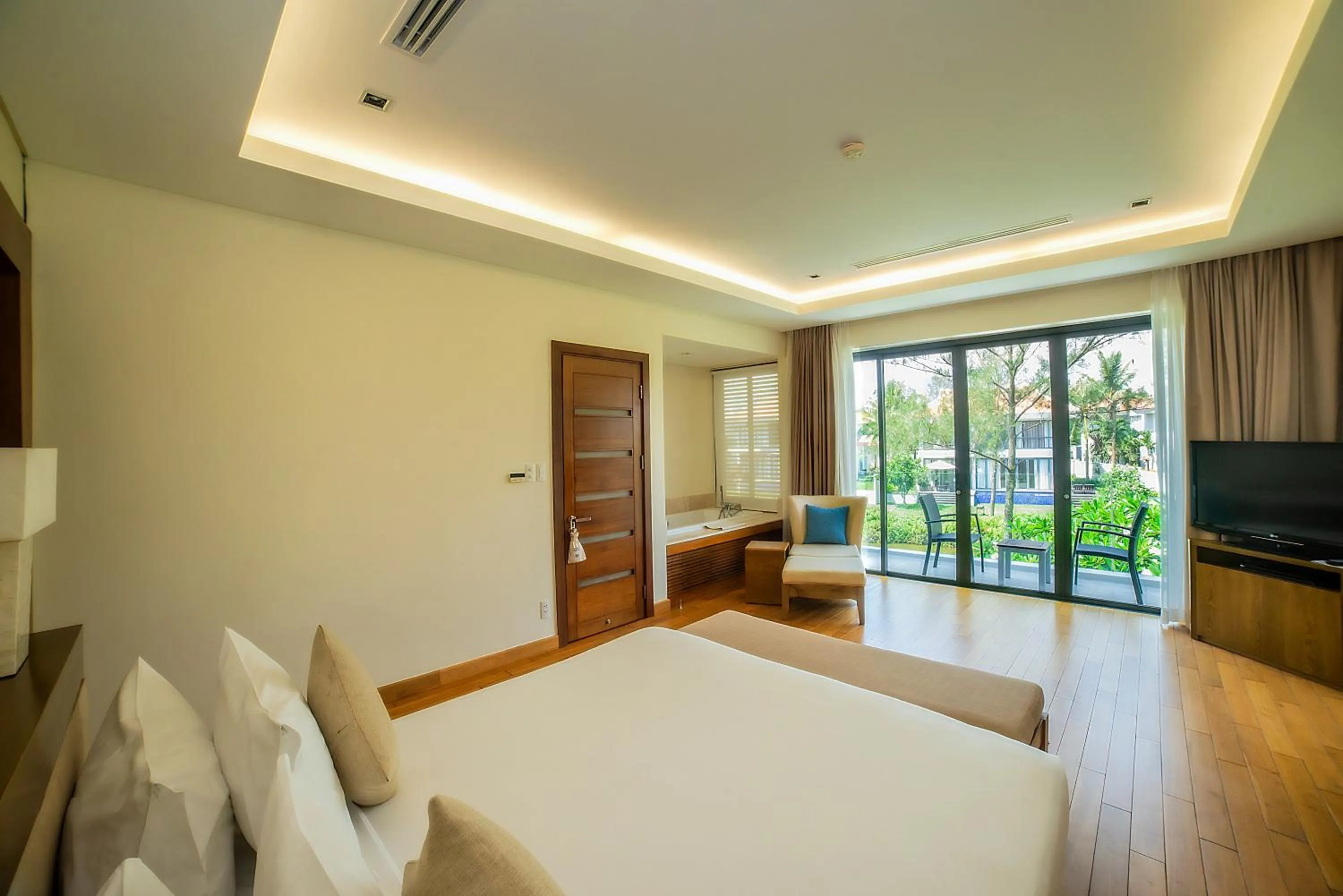 Bed in The Ocean Resort Danang