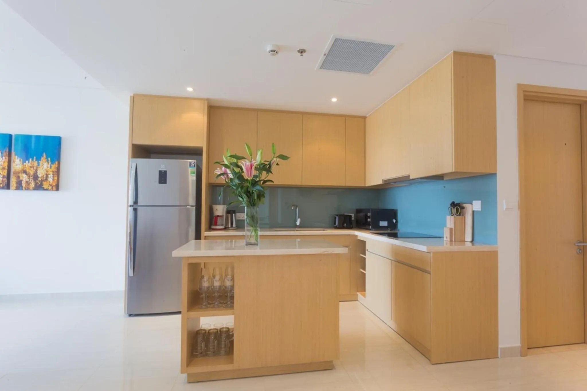 kitchen in The Ocean Resort Danang