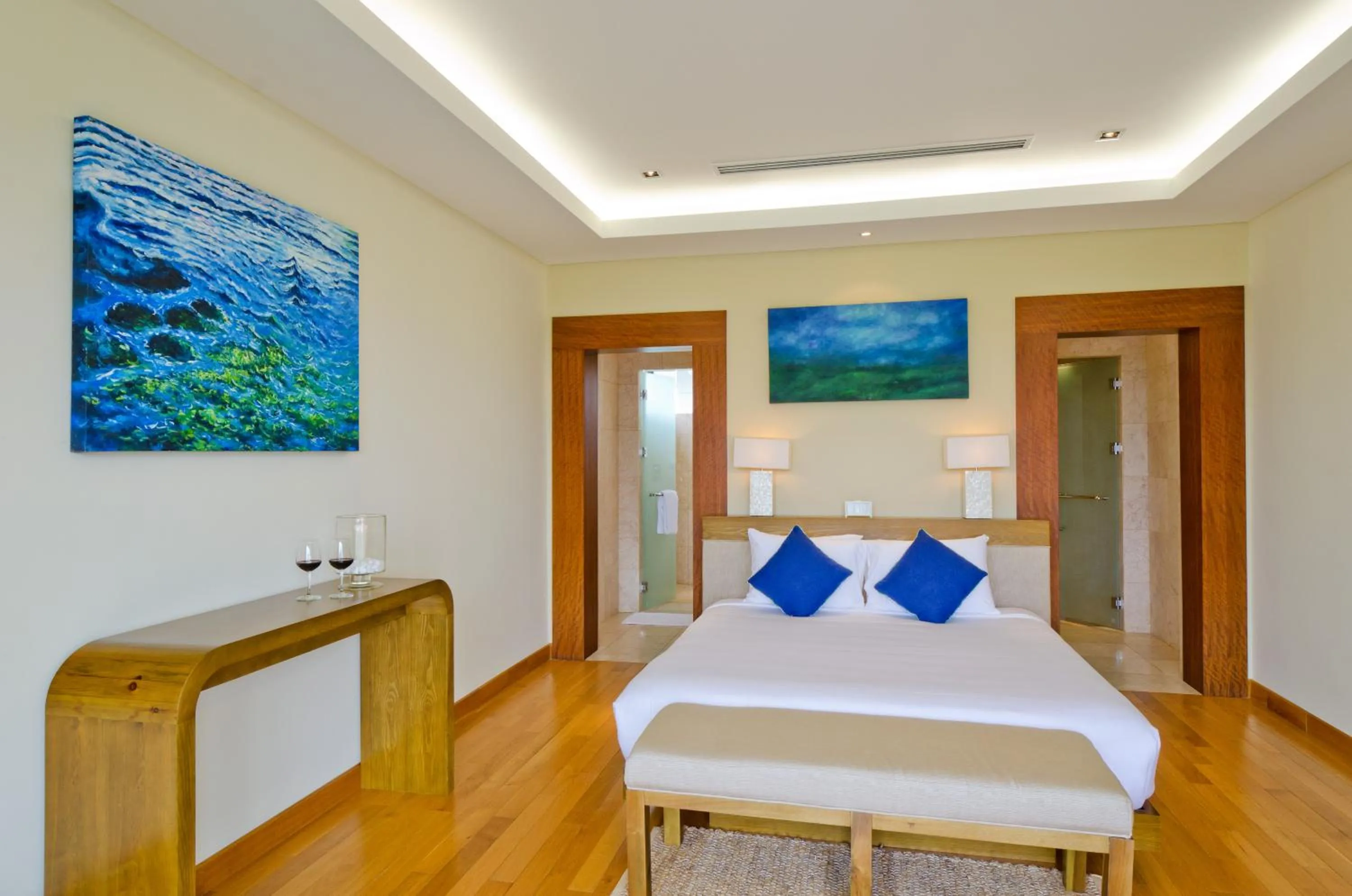 Bed in The Ocean Resort Danang