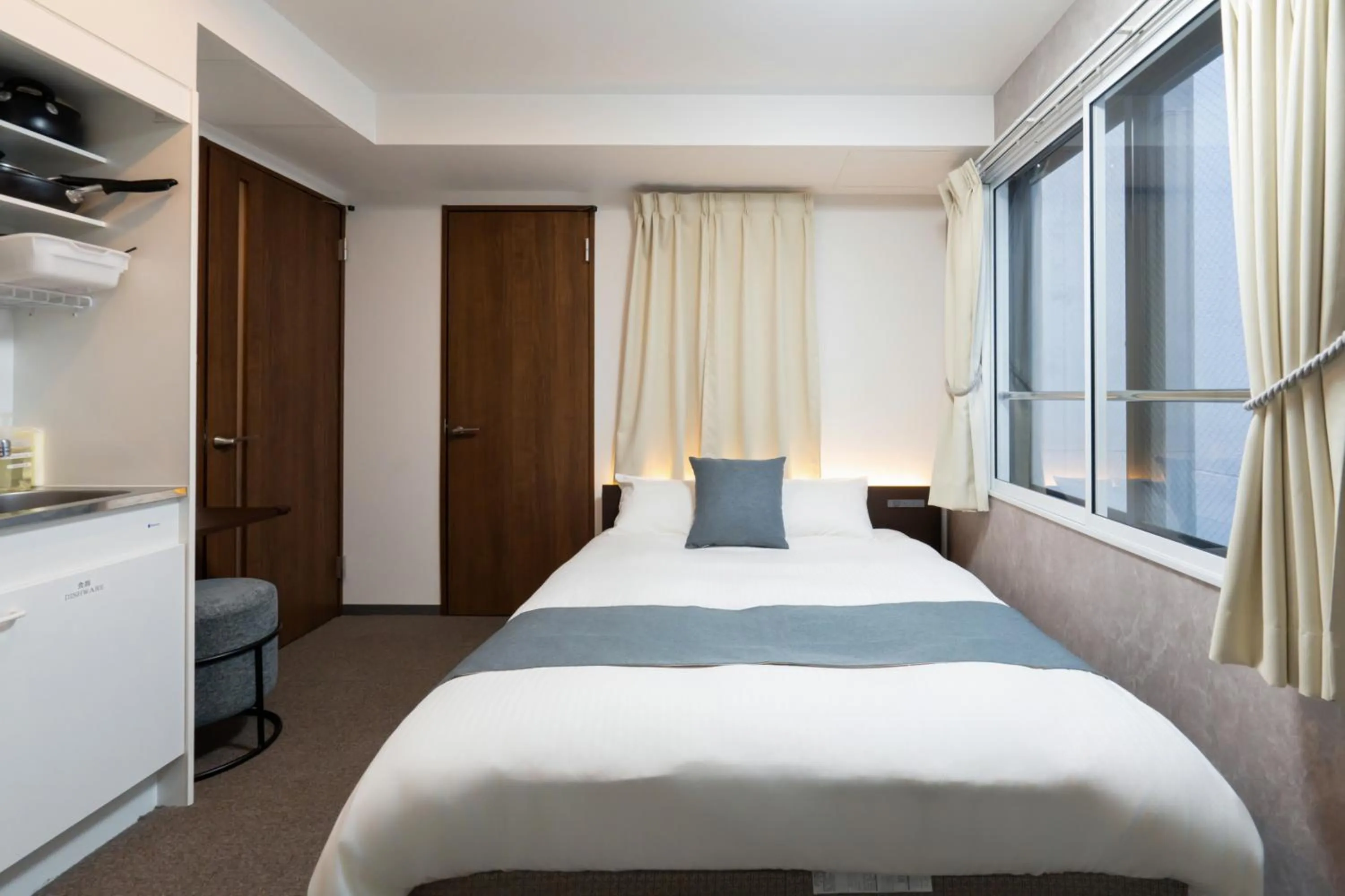 Bed in Residence Hotel Sapporo Susukino