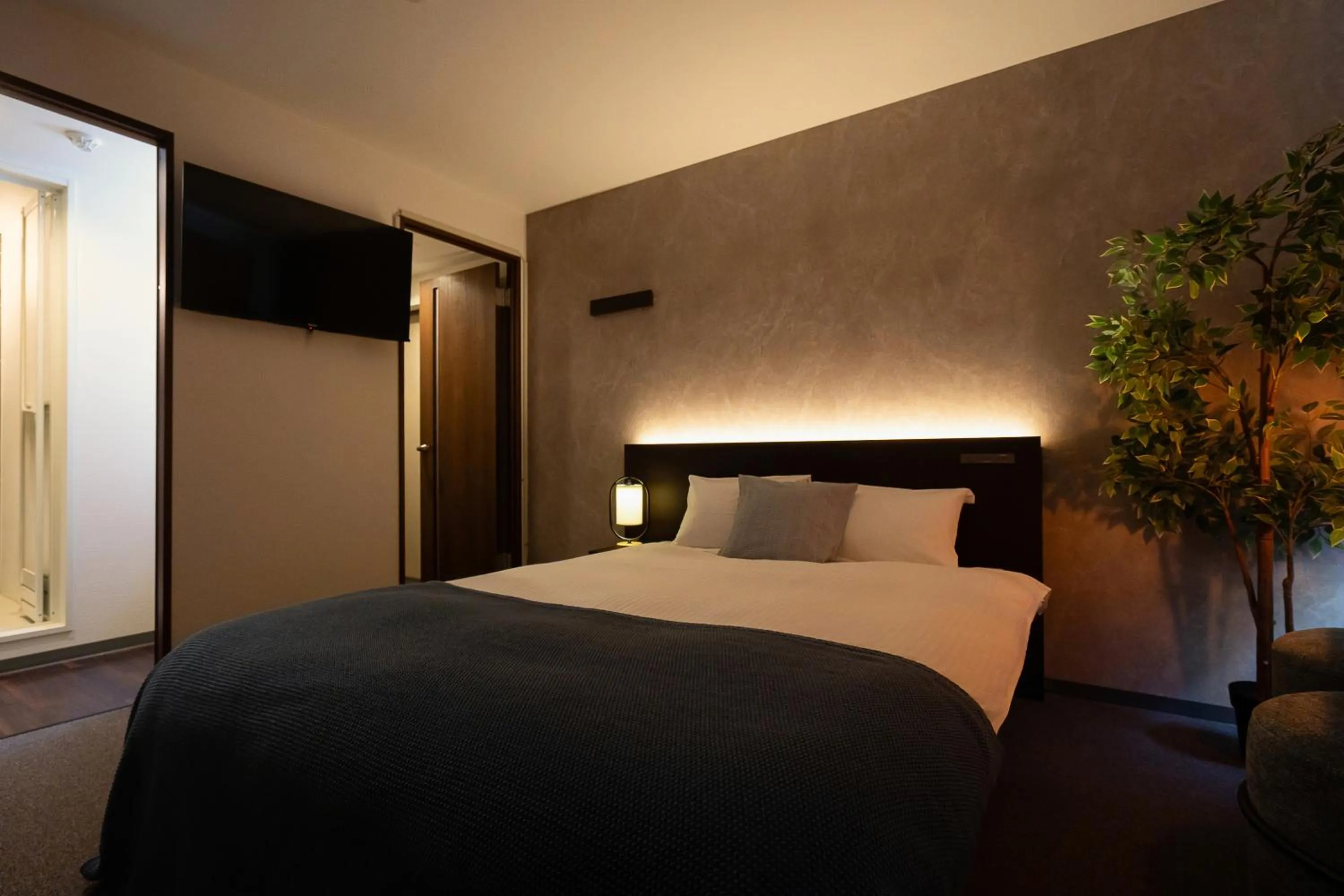 Bed in Residence Hotel Sapporo Susukino