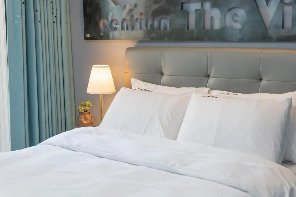 Bed in Geoje Theview Kids Poolvilla