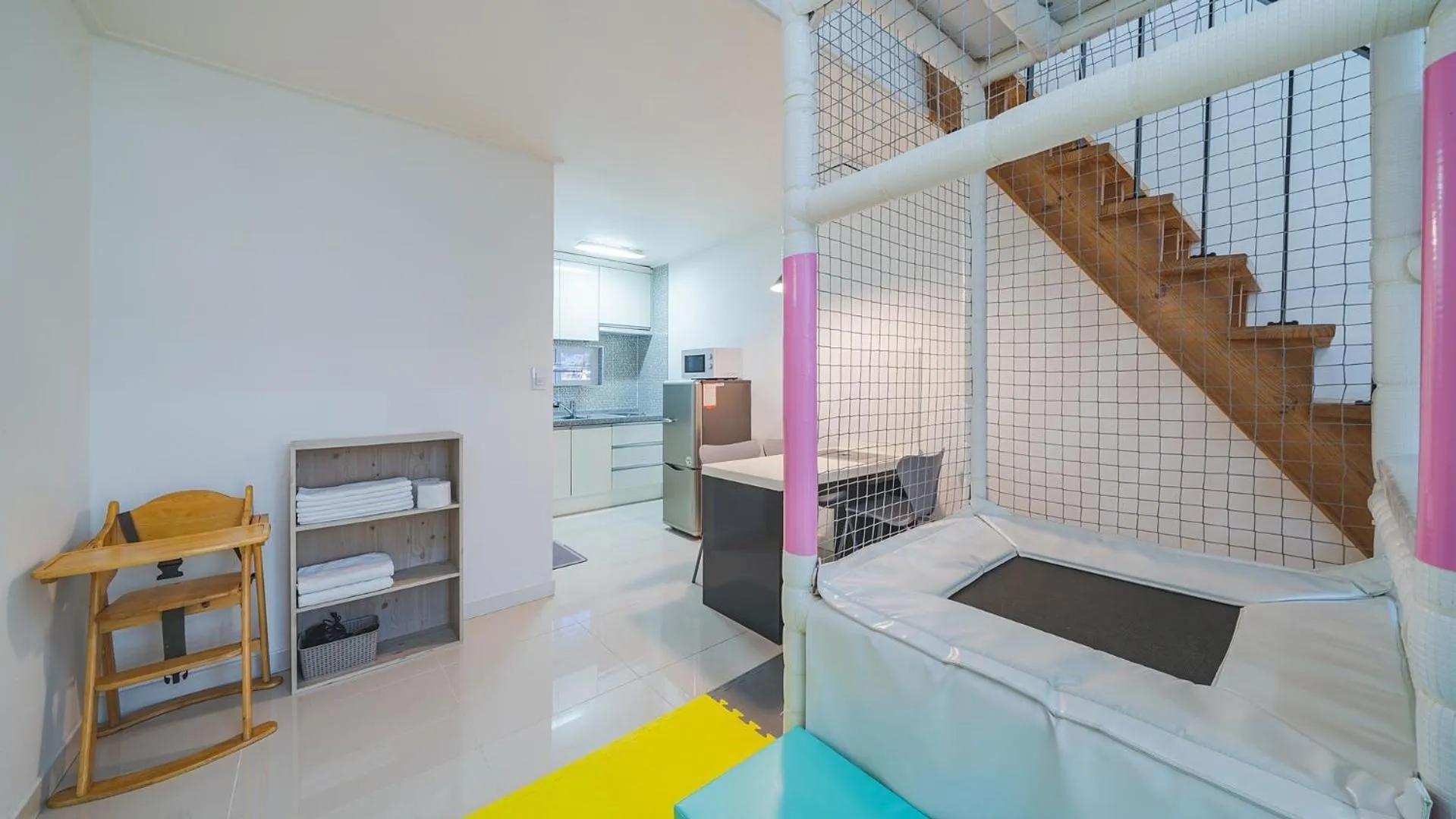 Bed in Gapyeong Rapunzel Kids Poolvilla