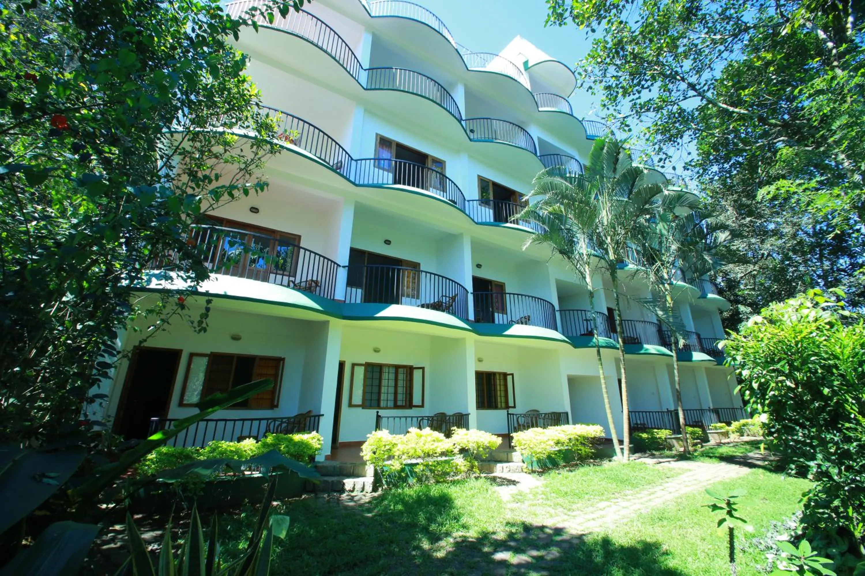 Facade/entrance in Chrissie's Hotel