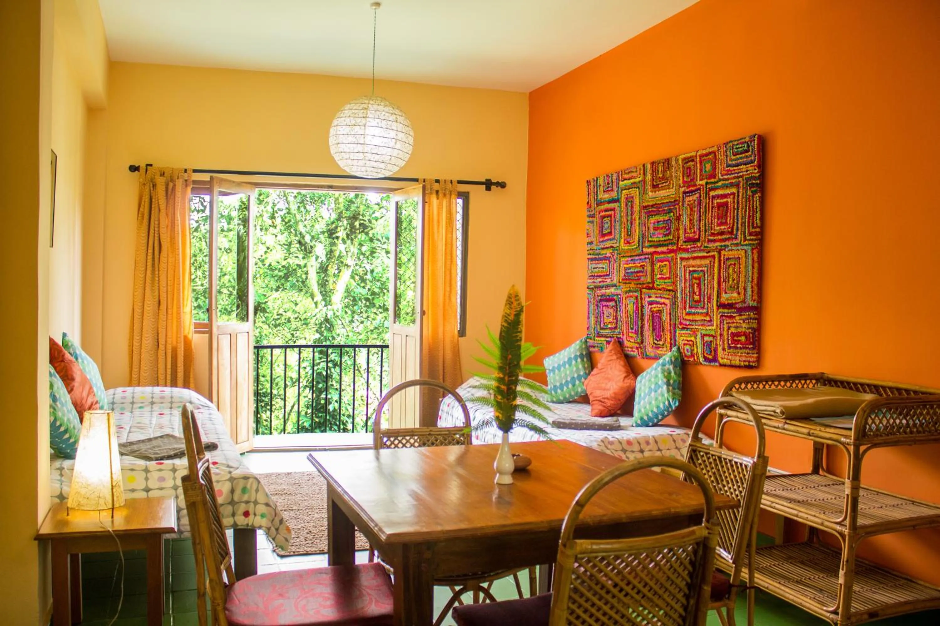 Living room in Chrissie's Hotel