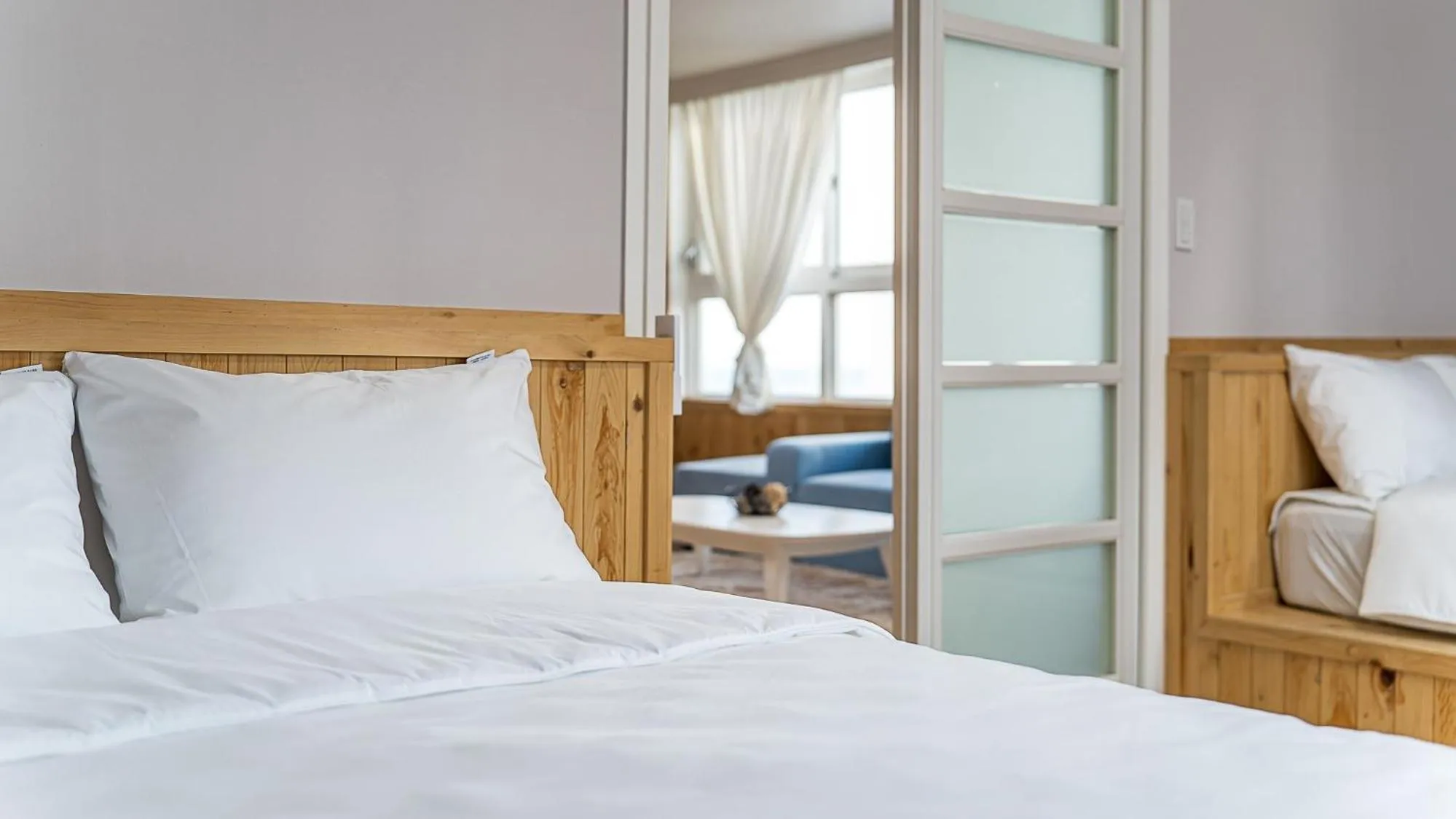 Bed in Geoje Memory Kidspoolvilla