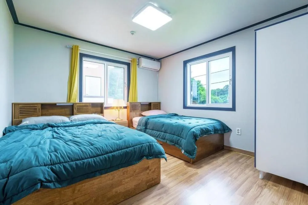 Bed in Gangneung Spring Private House