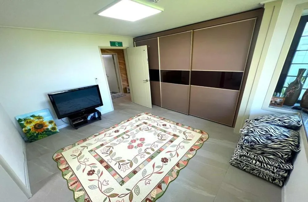 Bed in Jeju Haebyeol Private Pension Pet friendly