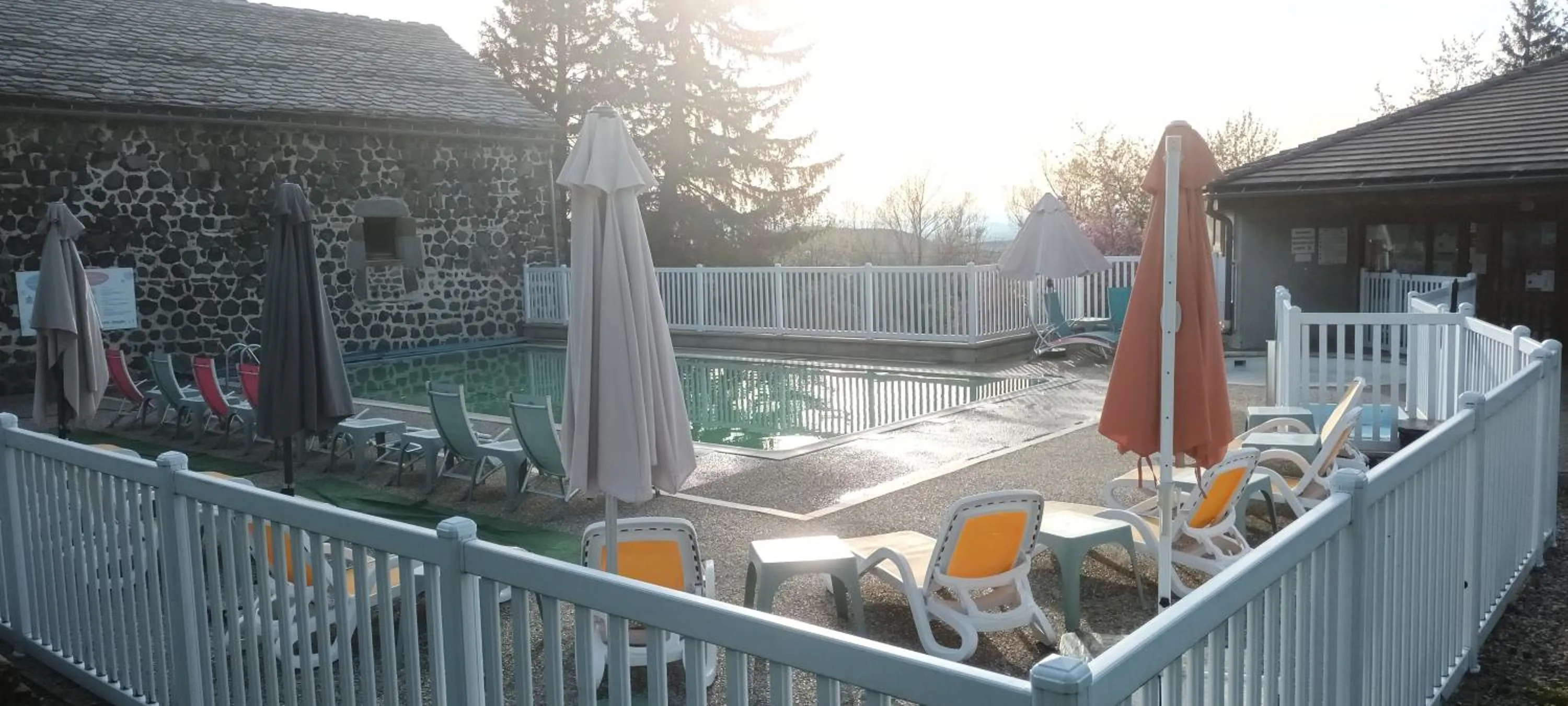 Swimming pool in VVF Haute Loire Saint-Julien-Chapteuil