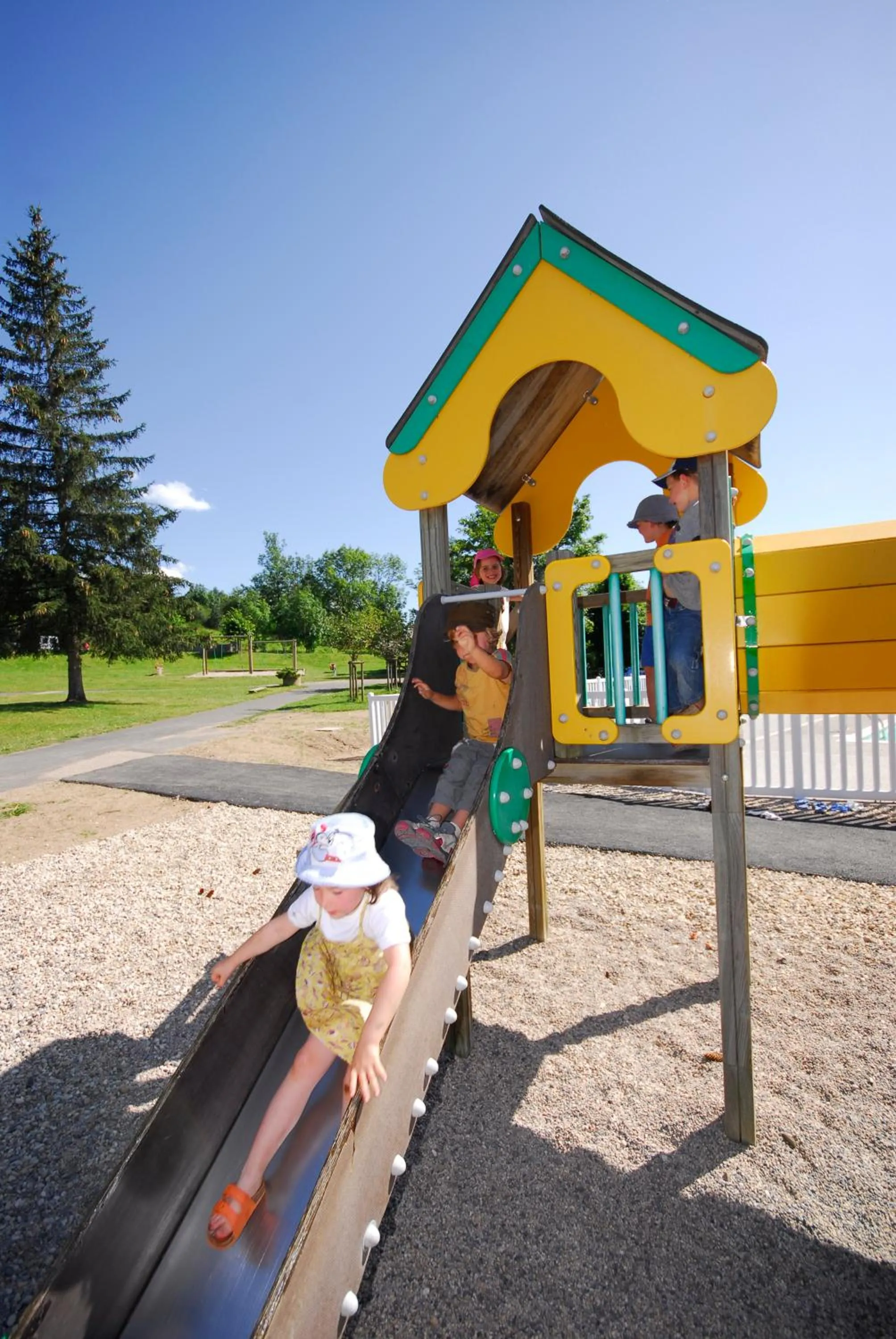 Children play ground in VVF Haute Loire Saint-Julien-Chapteuil