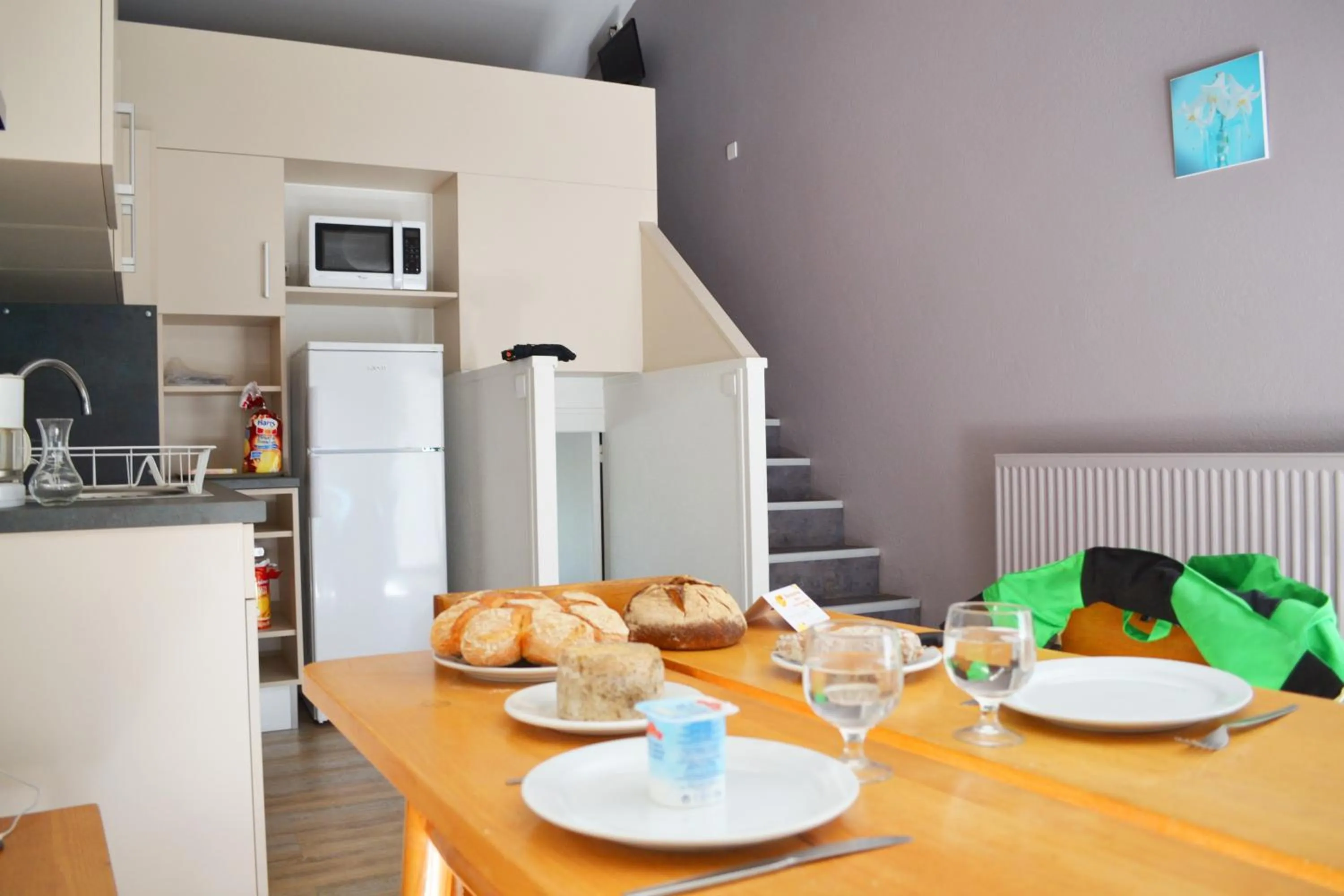 Kitchen or kitchenette in VVF Haute Loire Saint-Julien-Chapteuil