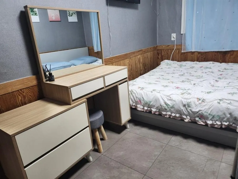Bed in Yeosu Daoljang Guesthouse