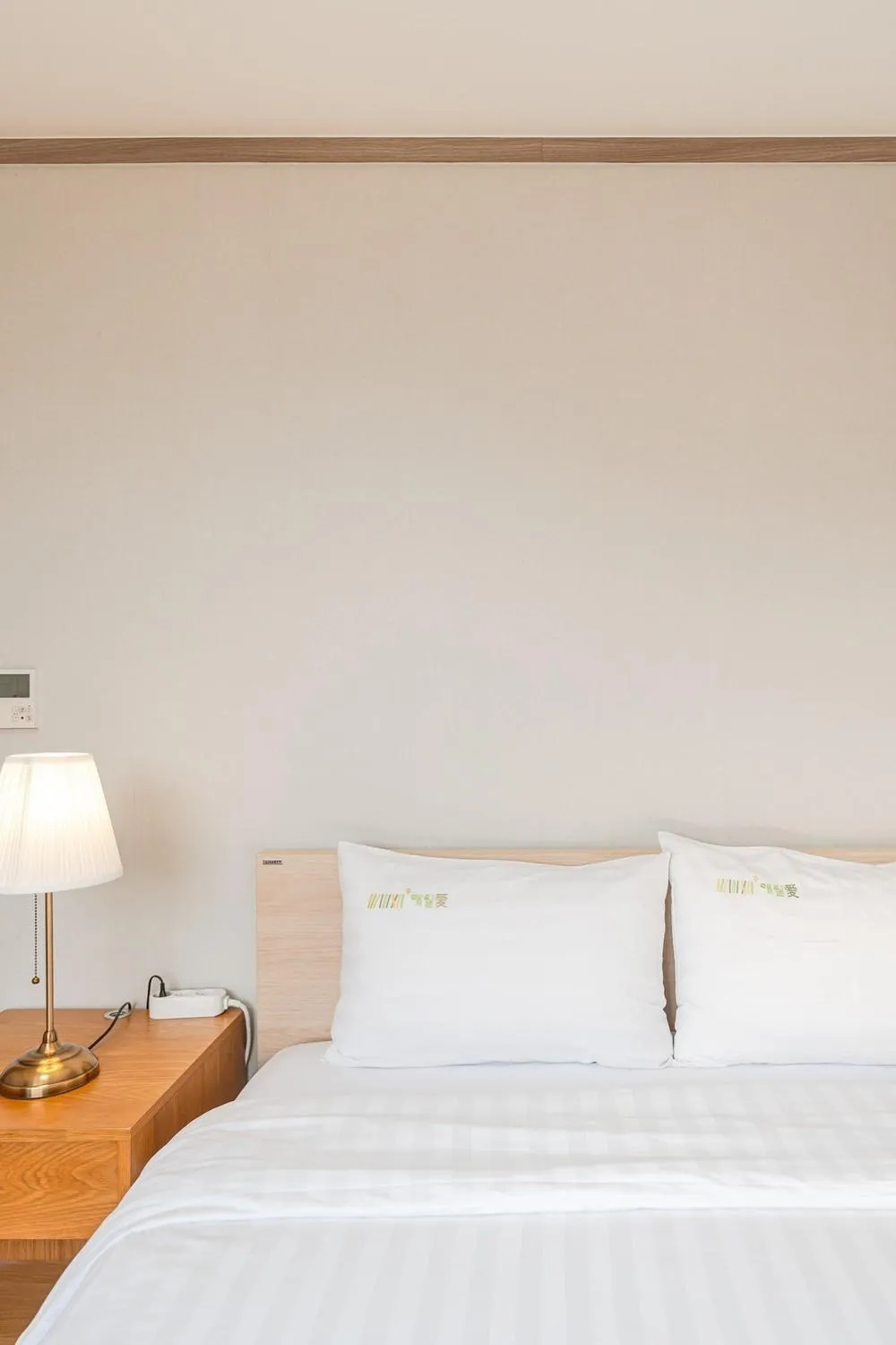 Bed in Jeju Aewolae Hyuyang Pension