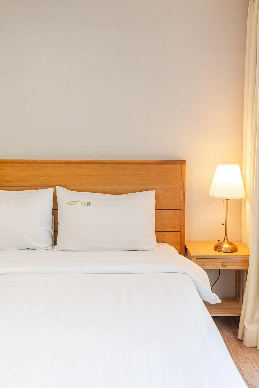 Bed in Jeju Aewolae Hyuyang Pension