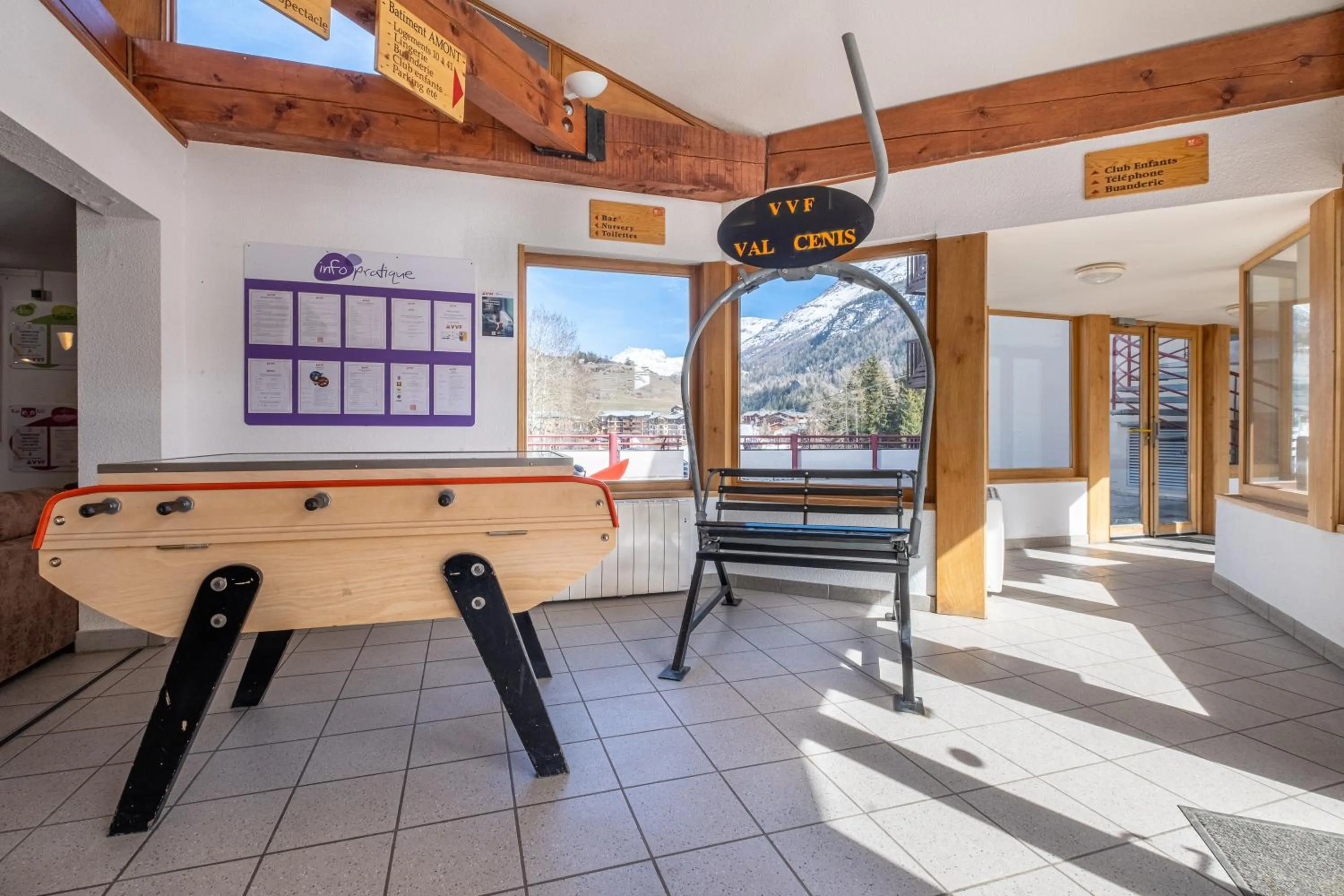 Lobby or reception in VVF Val-Cenis Haute-Maurienne