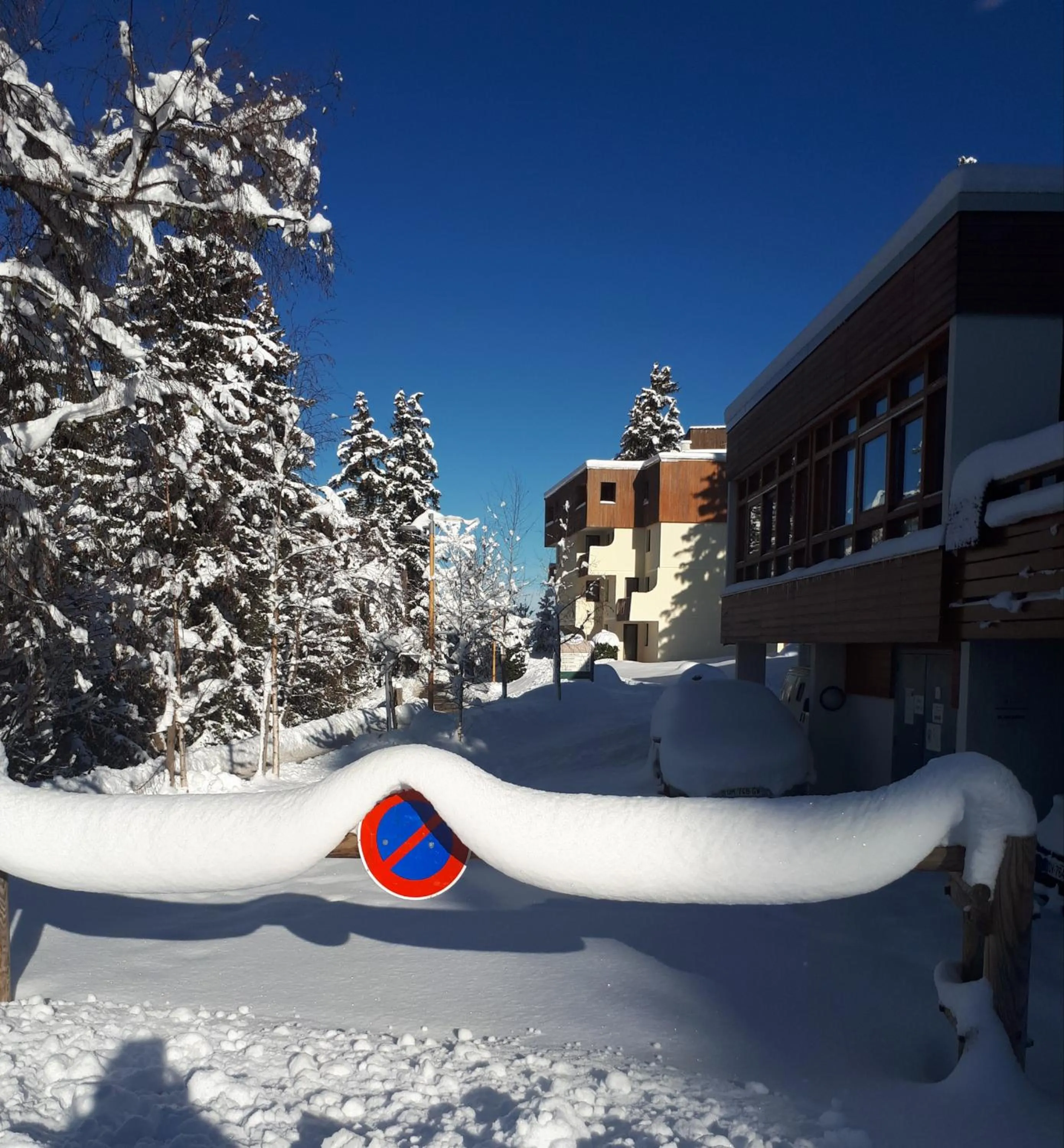 Winter in VVF Les 7 Laux Massif de Belledonne