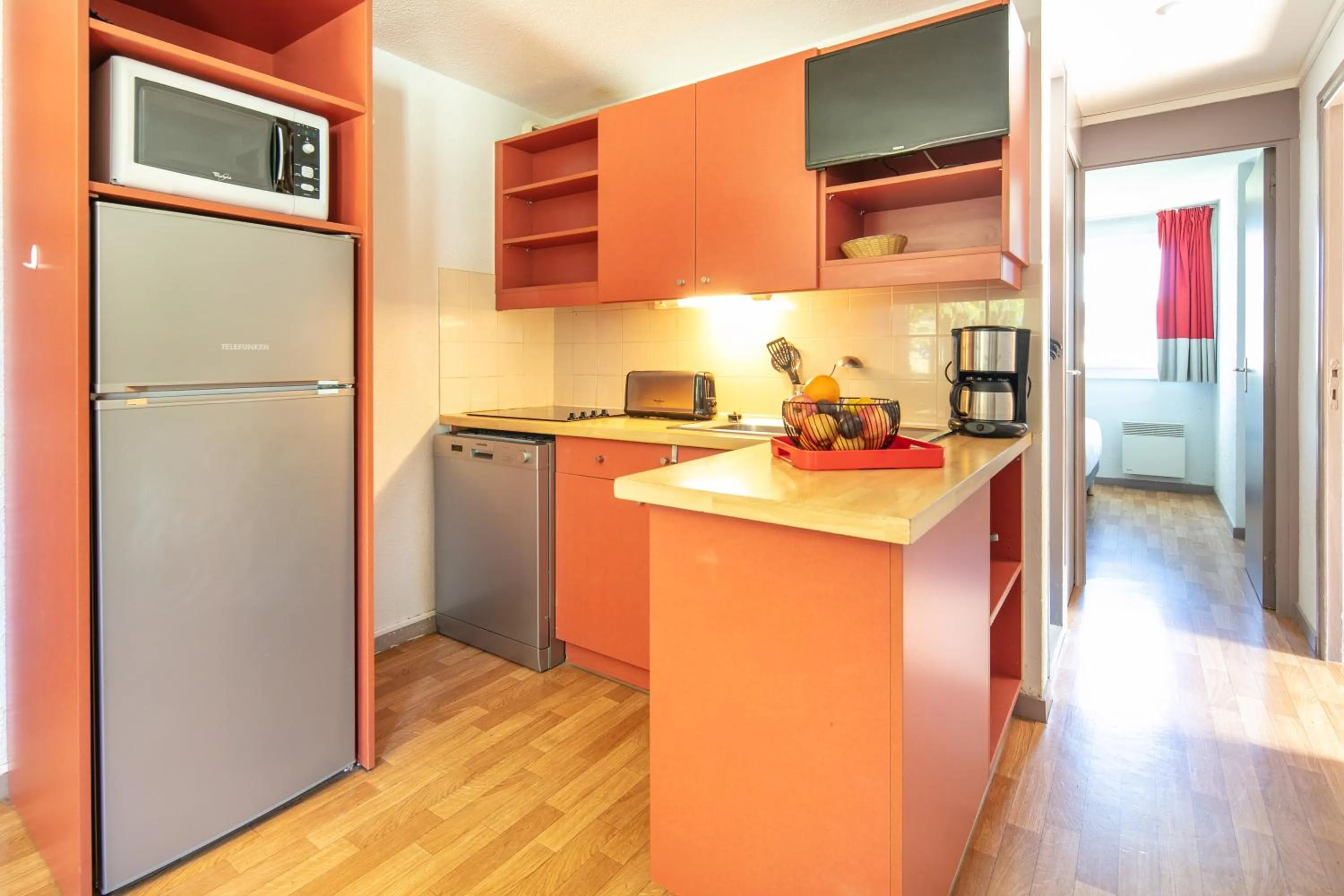 Kitchen or kitchenette in VVF Les 7 Laux Massif de Belledonne