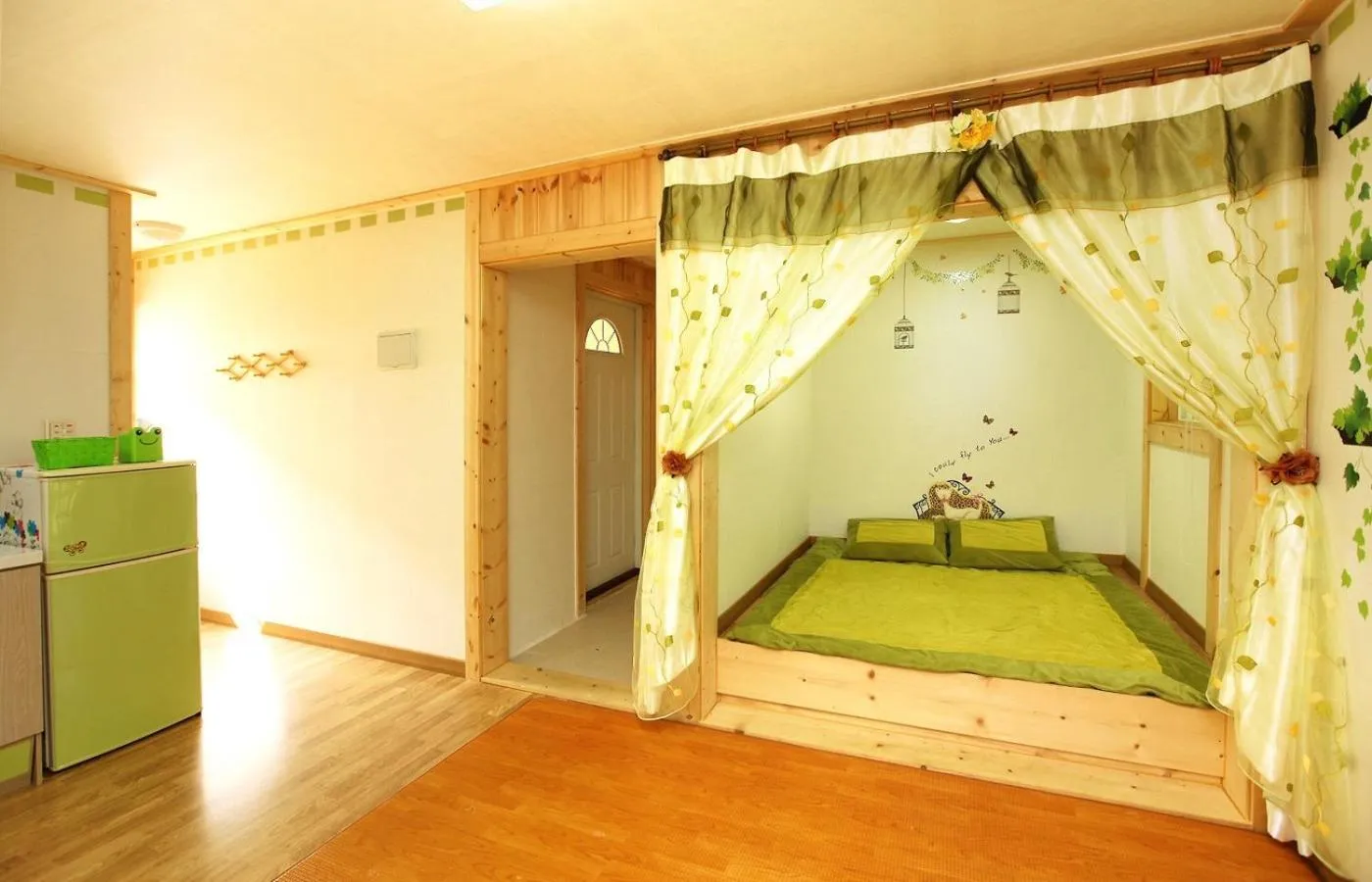 Bed in Cheongju Okhwadaestory Pension