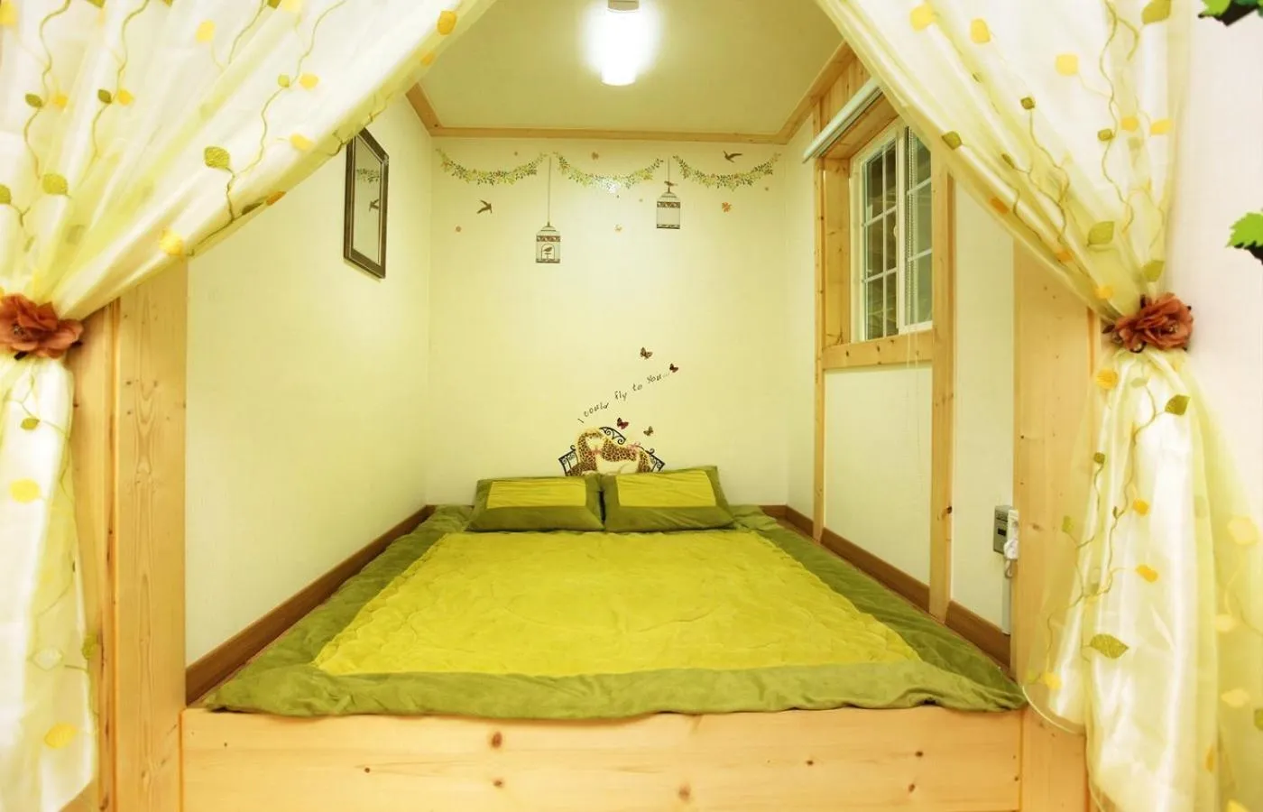 Bed in Cheongju Okhwadaestory Pension