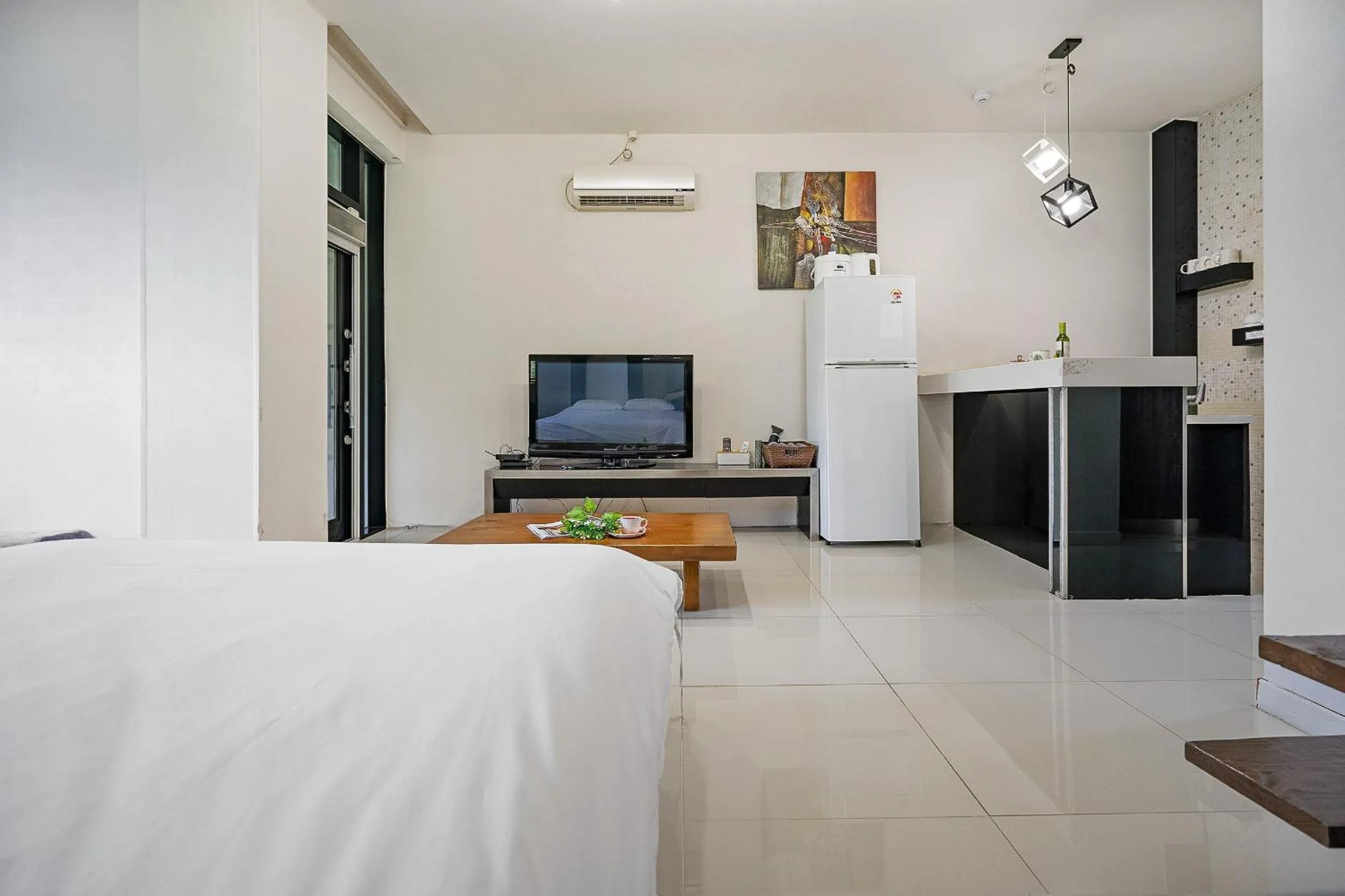 Bed in Kyeongju JS Pet Poolvilla