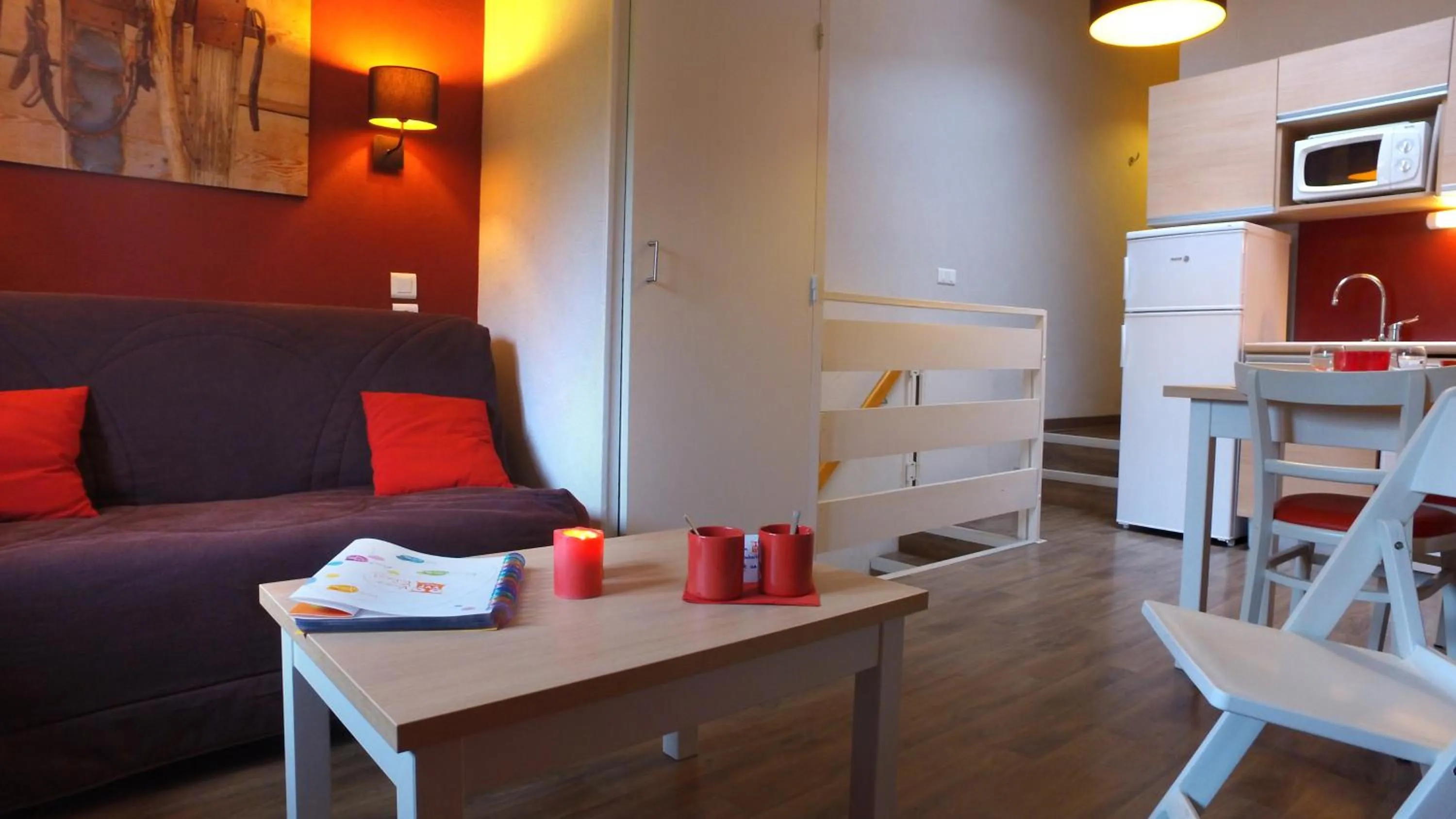 Kitchen or kitchenette in VVF Saint-Lary-Soulan Hautes-Pyrénées