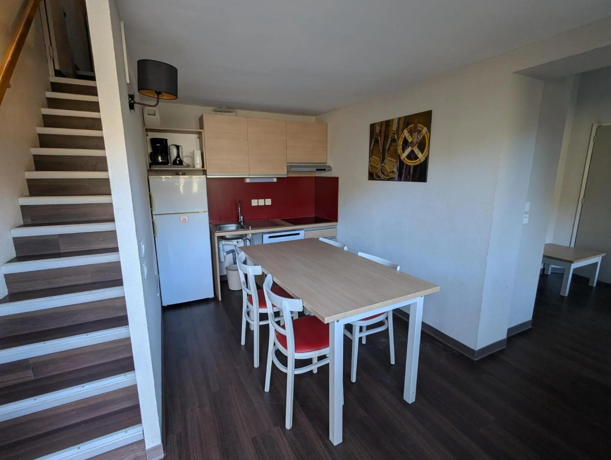 Kitchen or kitchenette in VVF Saint-Lary-Soulan Hautes-Pyrénées