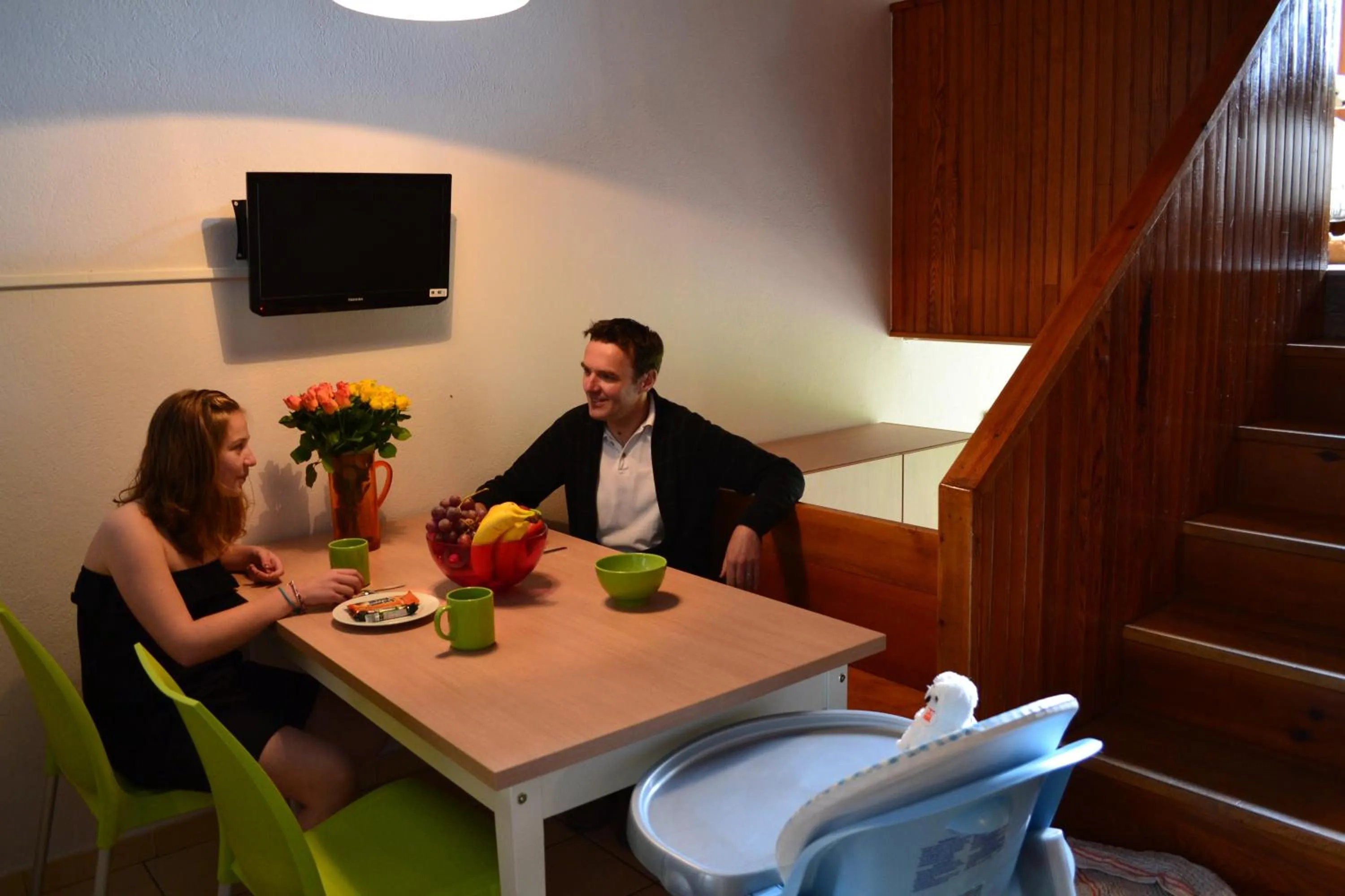 Dining area in VVF Les Ecrins Champsaur