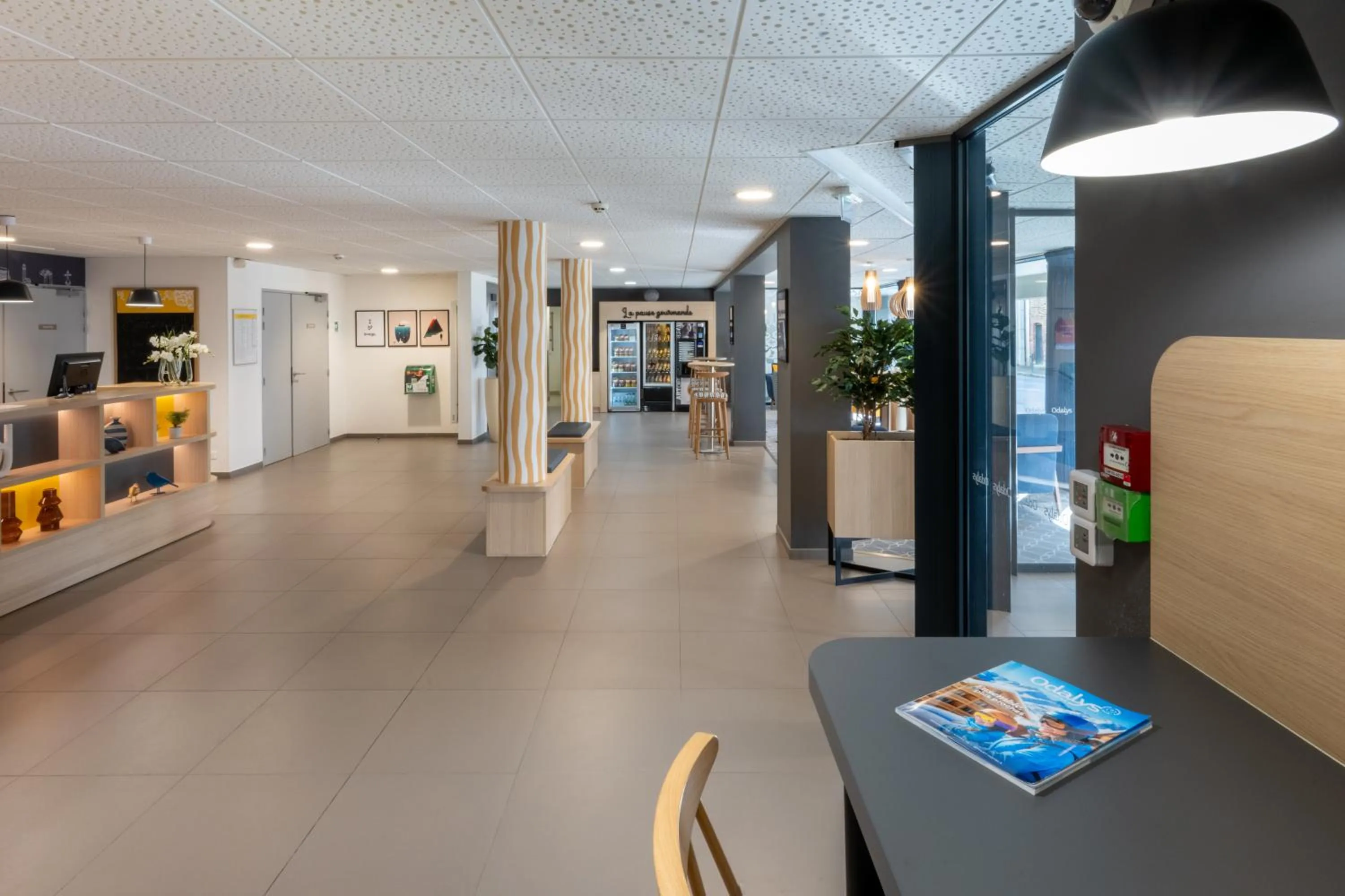 Lobby or reception in Appart Hotel Odalys City Rennes Lorgeril