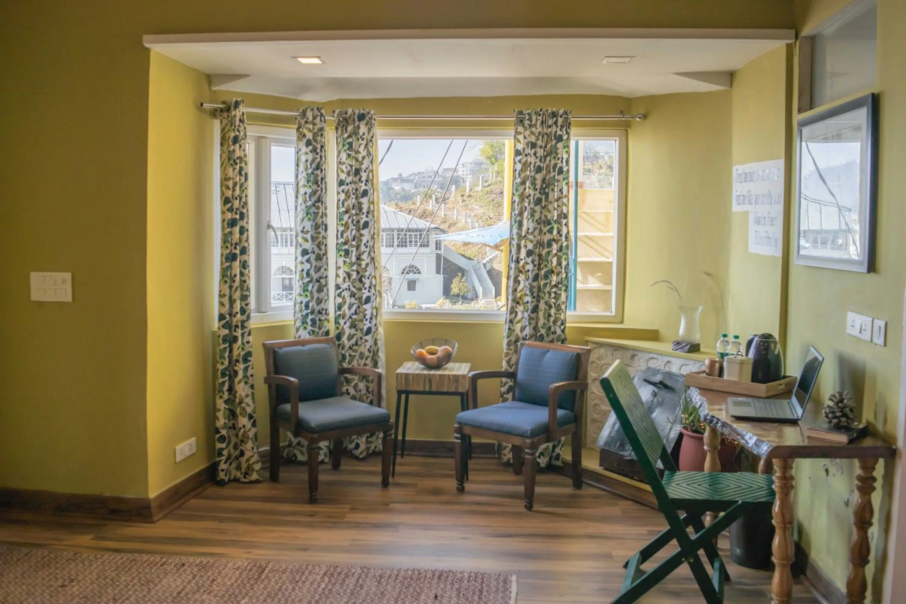 Seating area in Seclude Mussoorie, Winterline