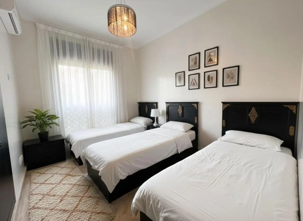 Bed in Atlas Golf resort