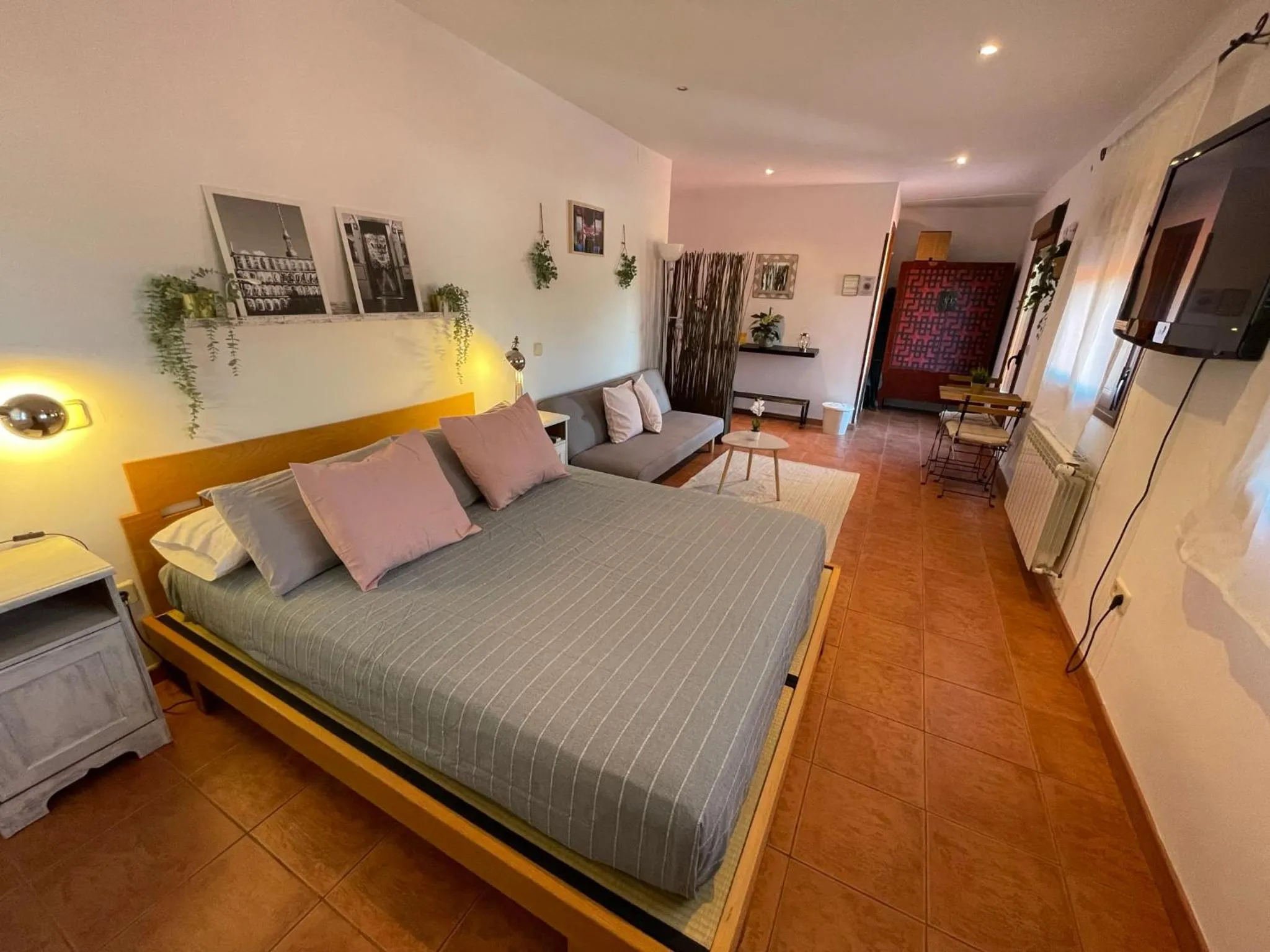 Bed in Hotel Rural El Arca de Noé