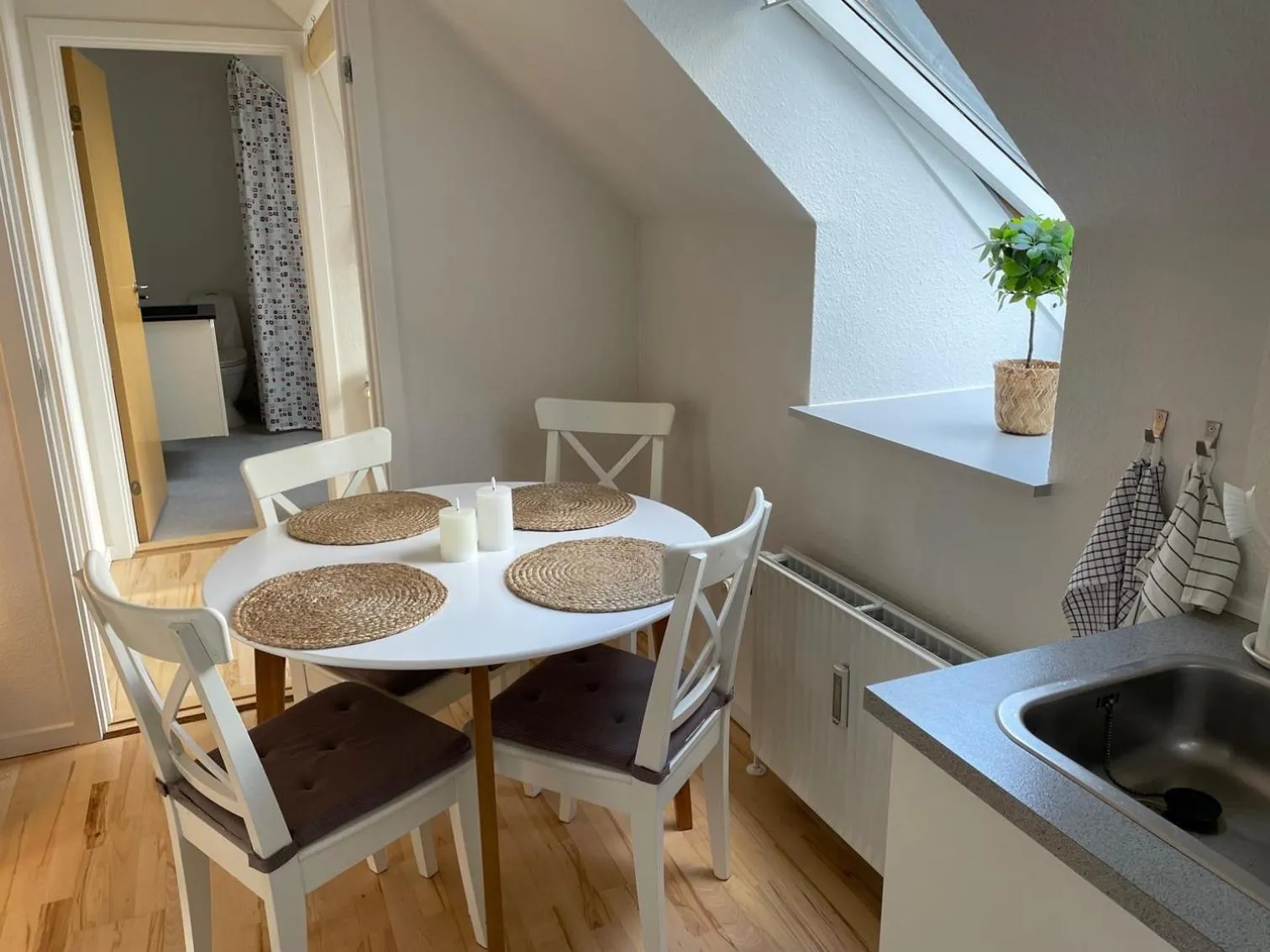 kitchen in Herning City Apartments