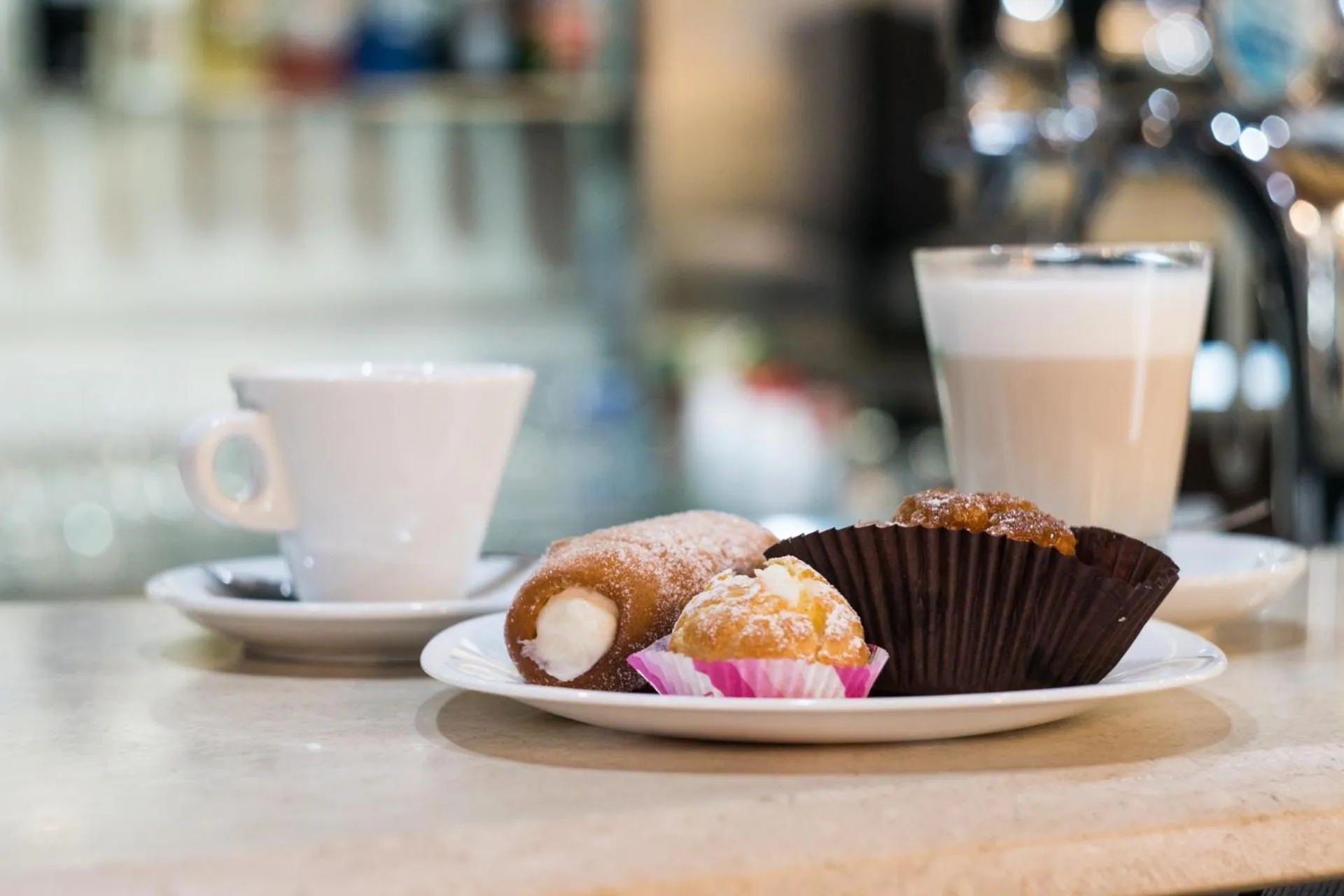 Food and drinks in Palazzo Bella