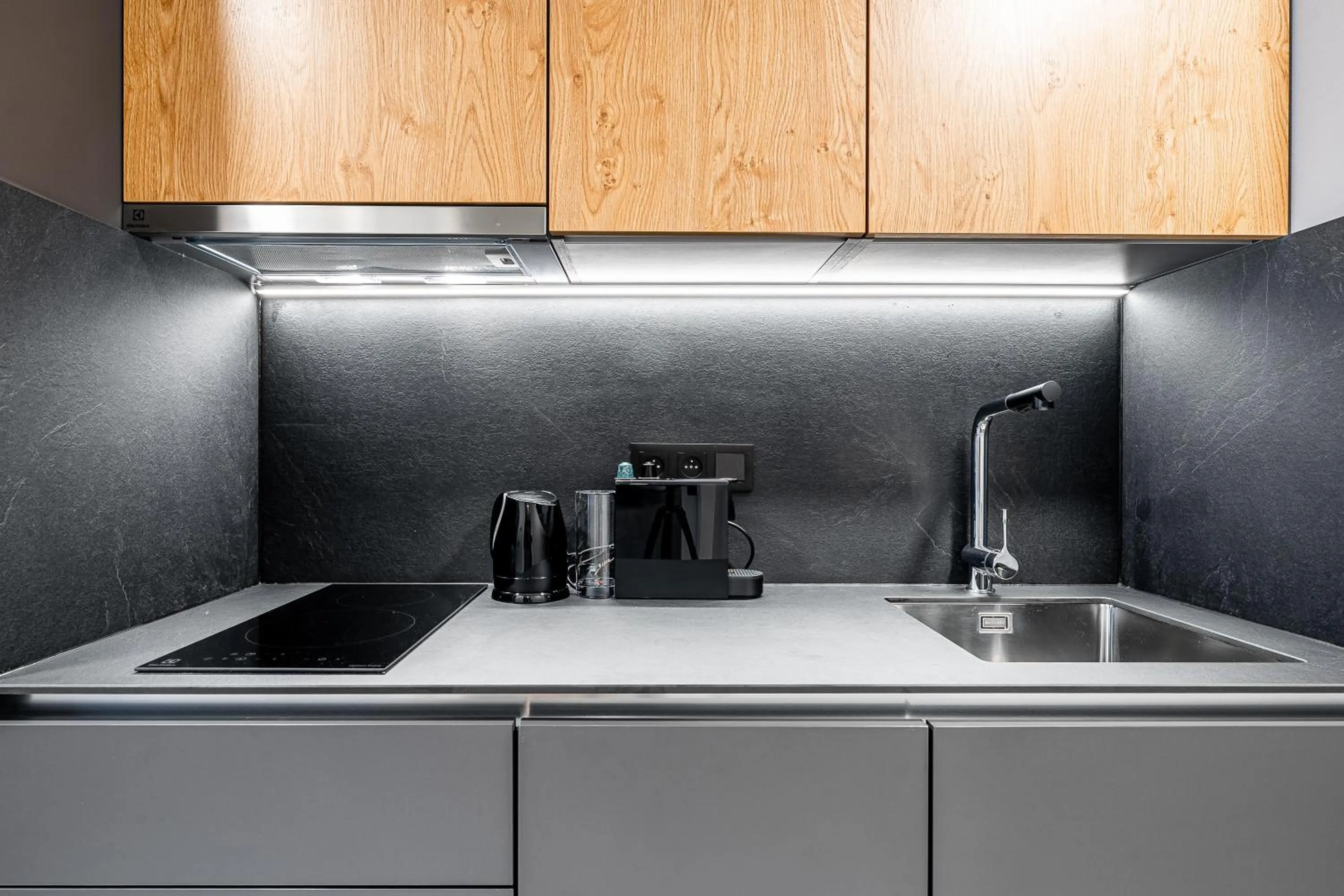 kitchen in City Pop 2Night Prague - Self check-in